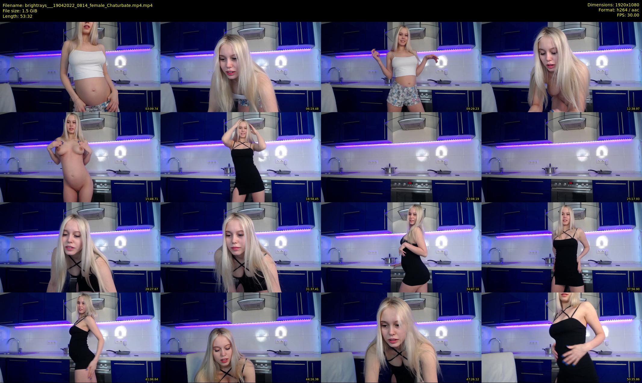 brightrays__ — 54 minute Chaturbate female cam show recording, 1080p, Apr 19, 2022