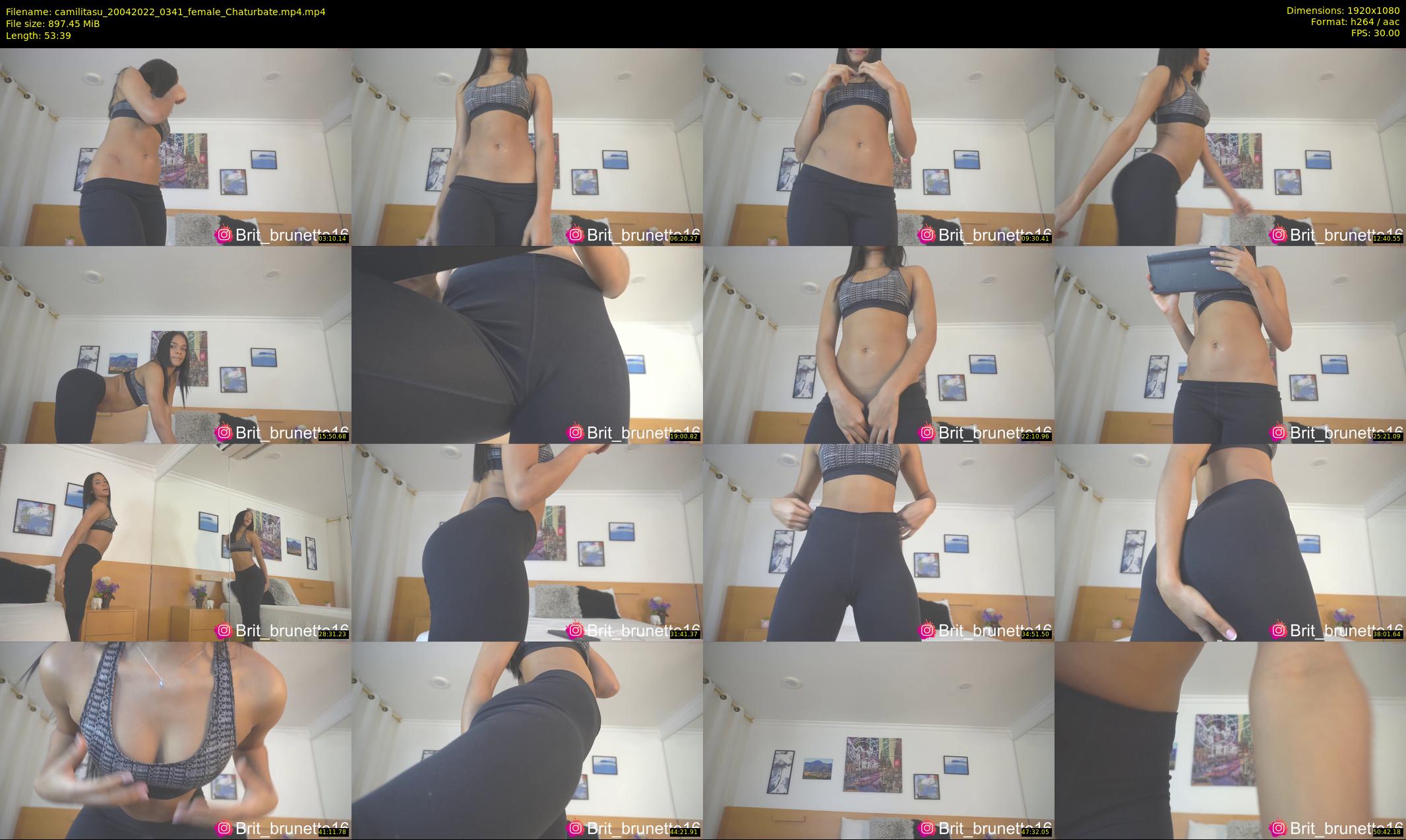 camilitasu — 54 minute Chaturbate female cam show recording, 1080p, Apr 20, 2022