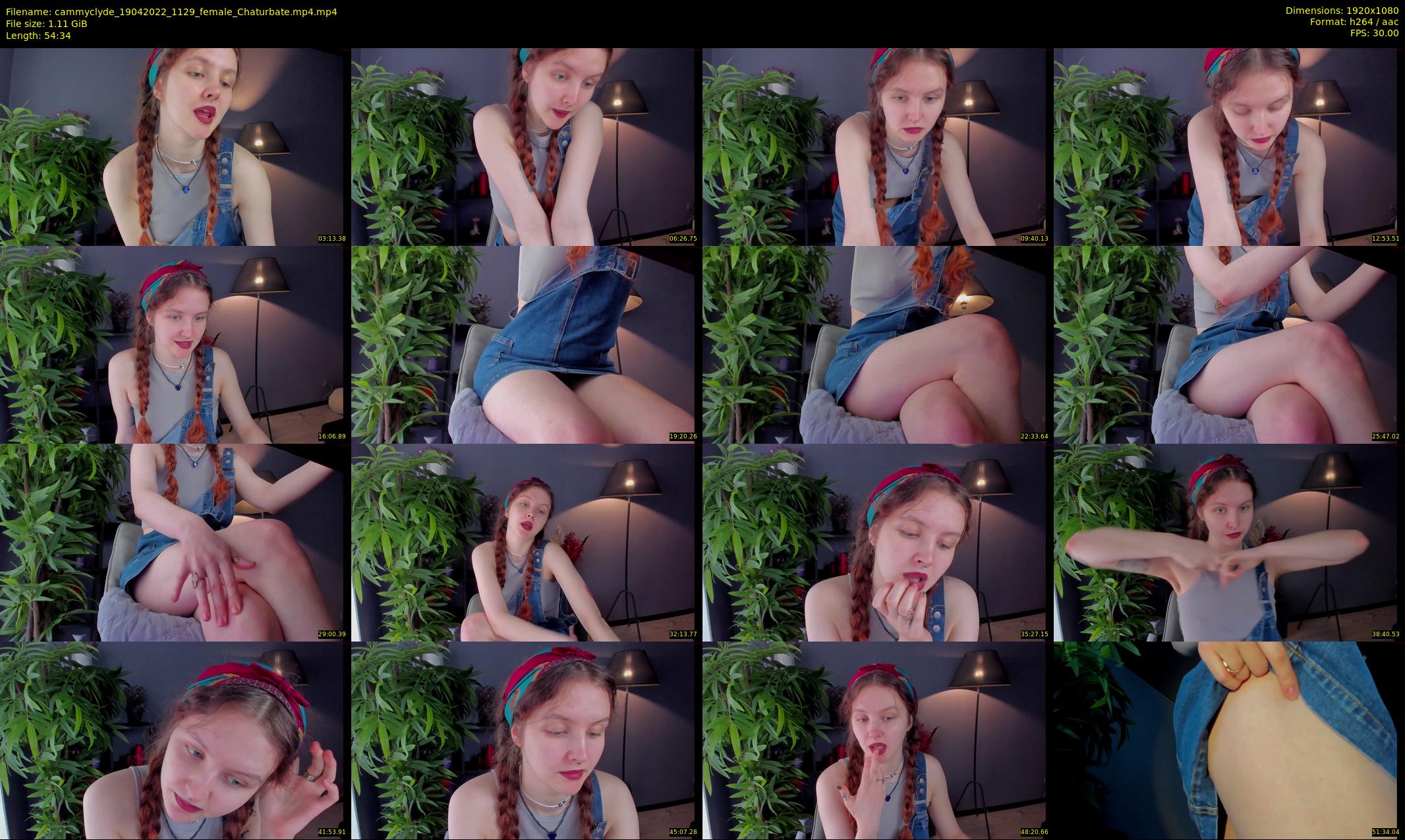 cammyclyde — 55 minute Chaturbate female cam show recording, 1080p, Apr 19, 2022