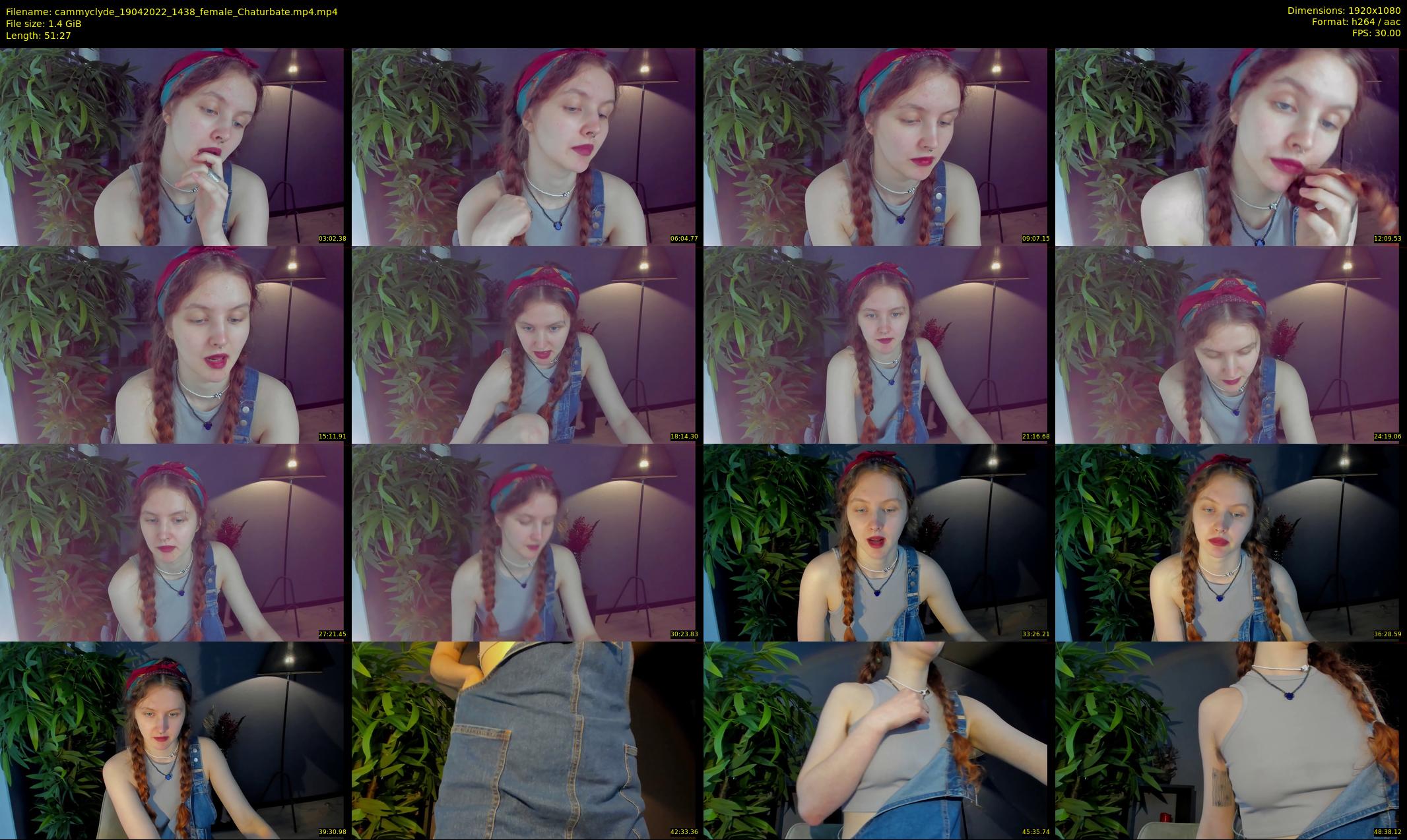 cammyclyde — 52 minute Chaturbate female cam show recording, 1080p, Apr 19, 2022