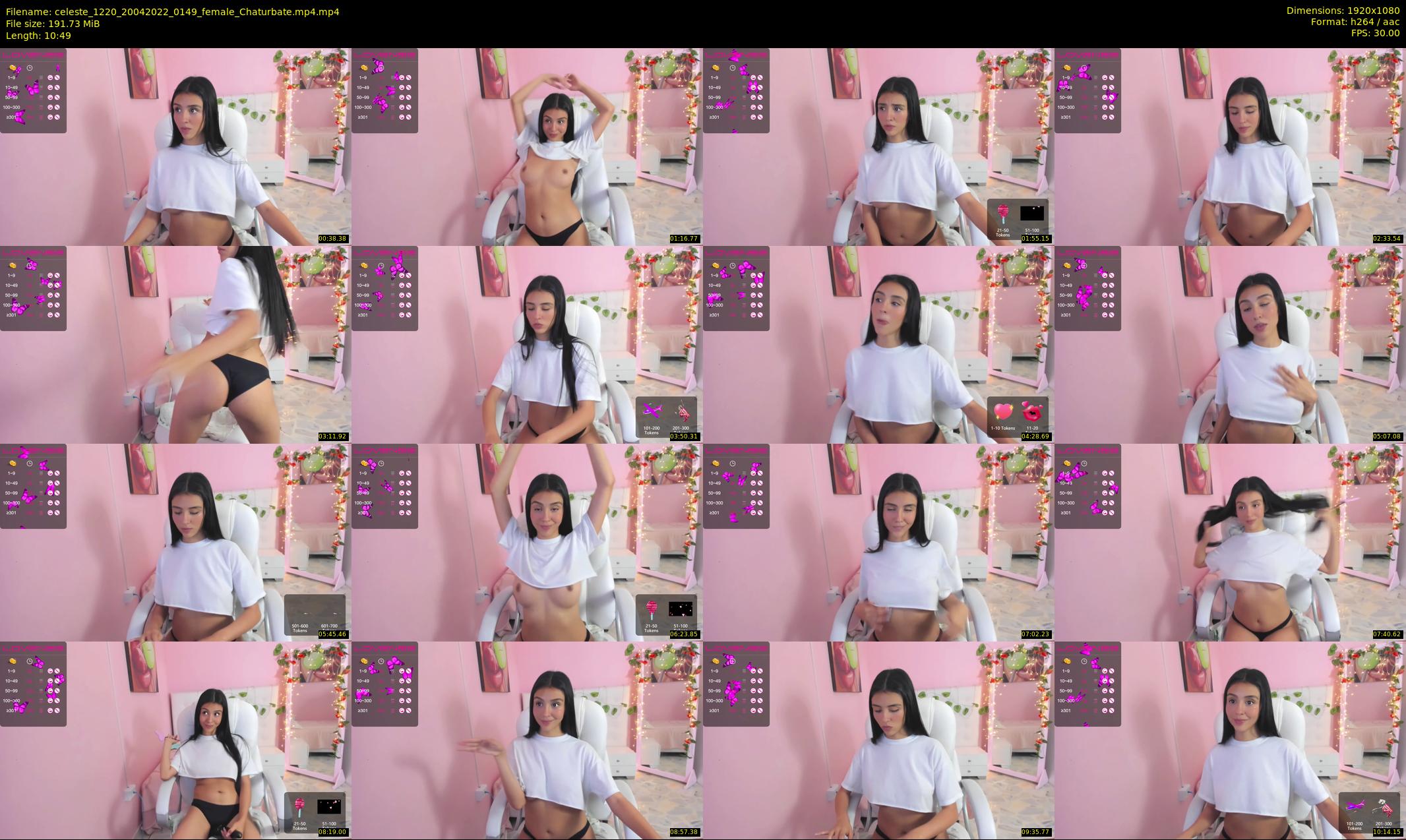 celeste_1220 — 11 minute Chaturbate female cam show recording, 1080p, Apr 20, 2022