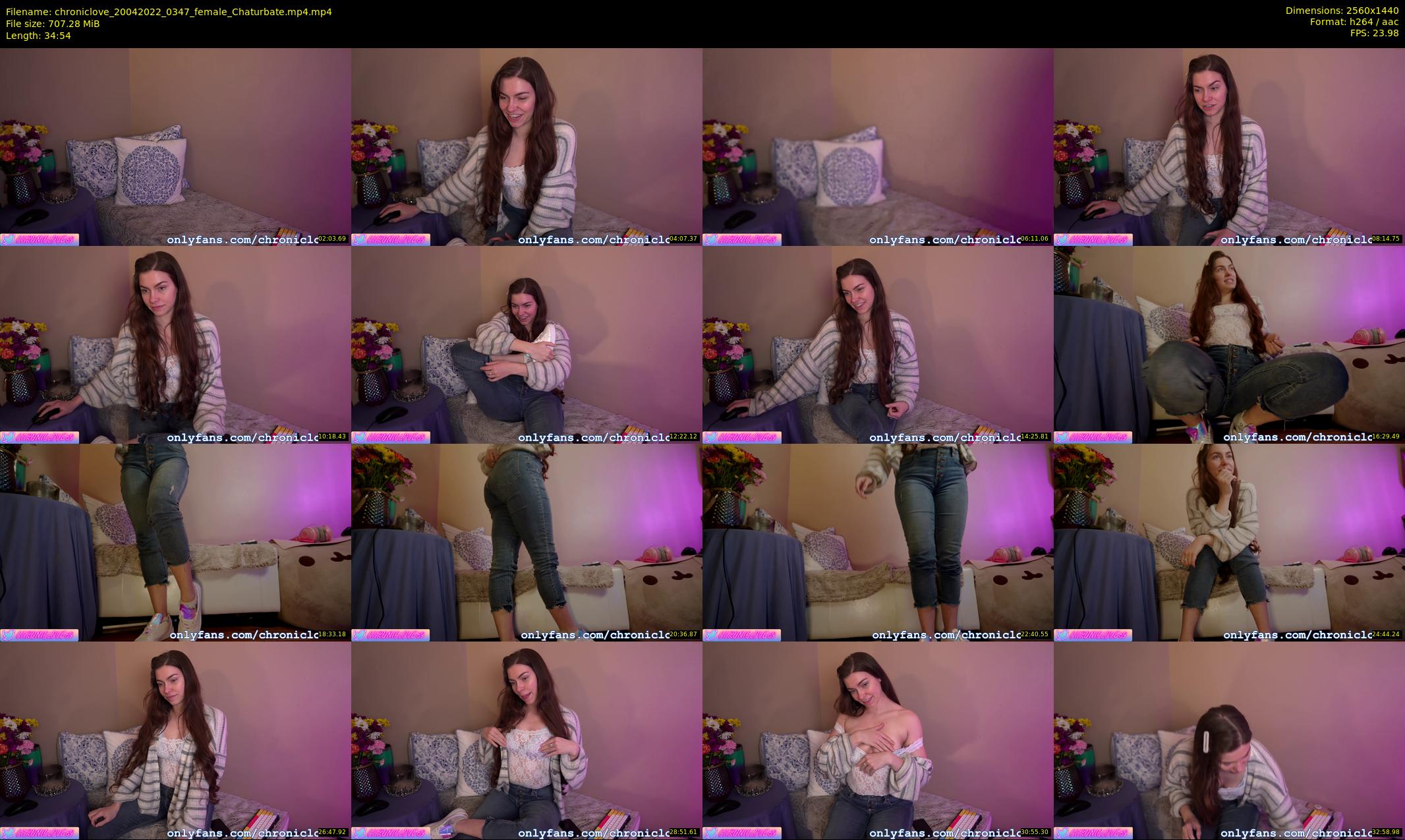 chroniclove — 35 minute Chaturbate female cam show recording, 1080p, Apr 20, 2022