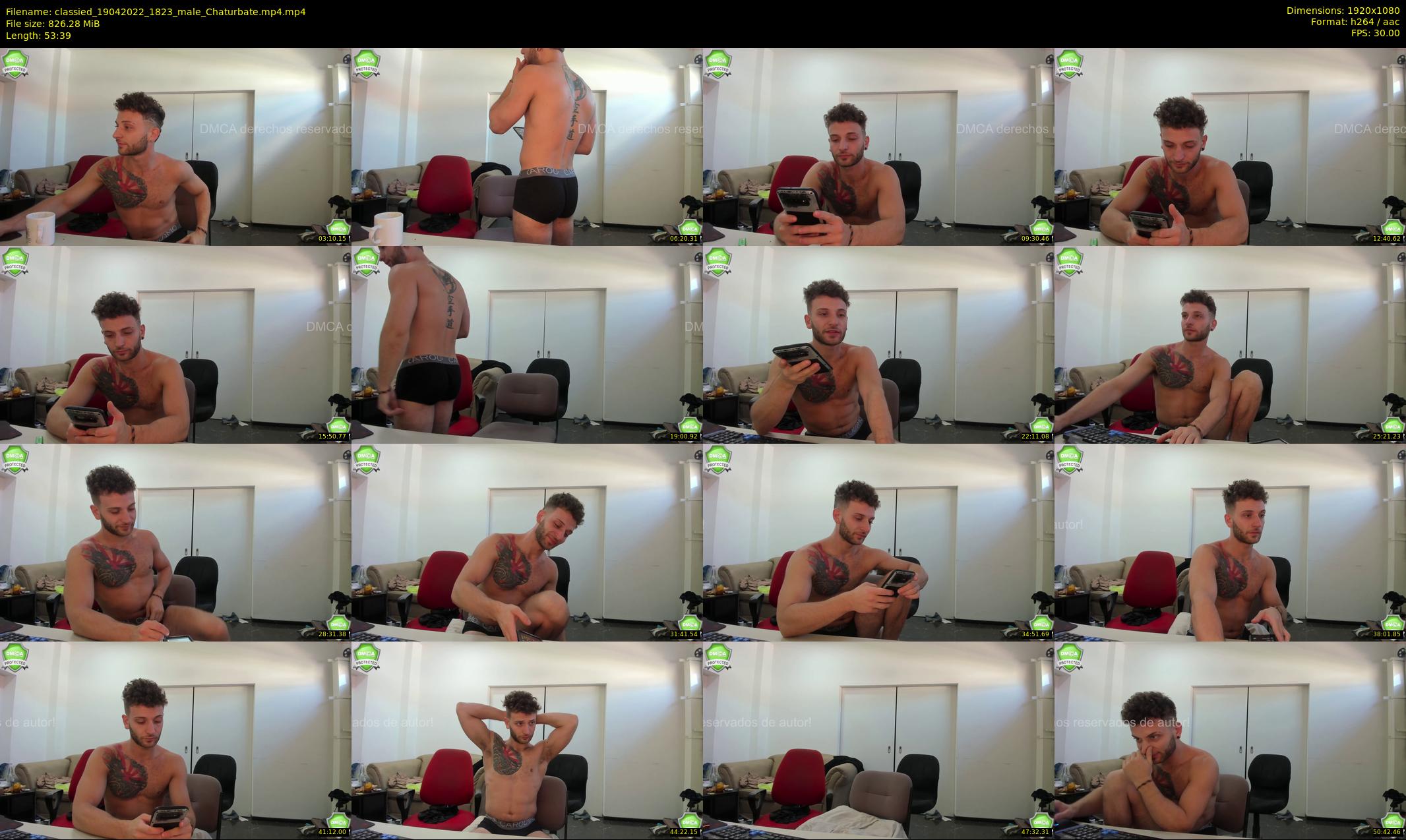 classied — 54 minute Chaturbate male cam show recording, 1080p, Apr 19, 2022