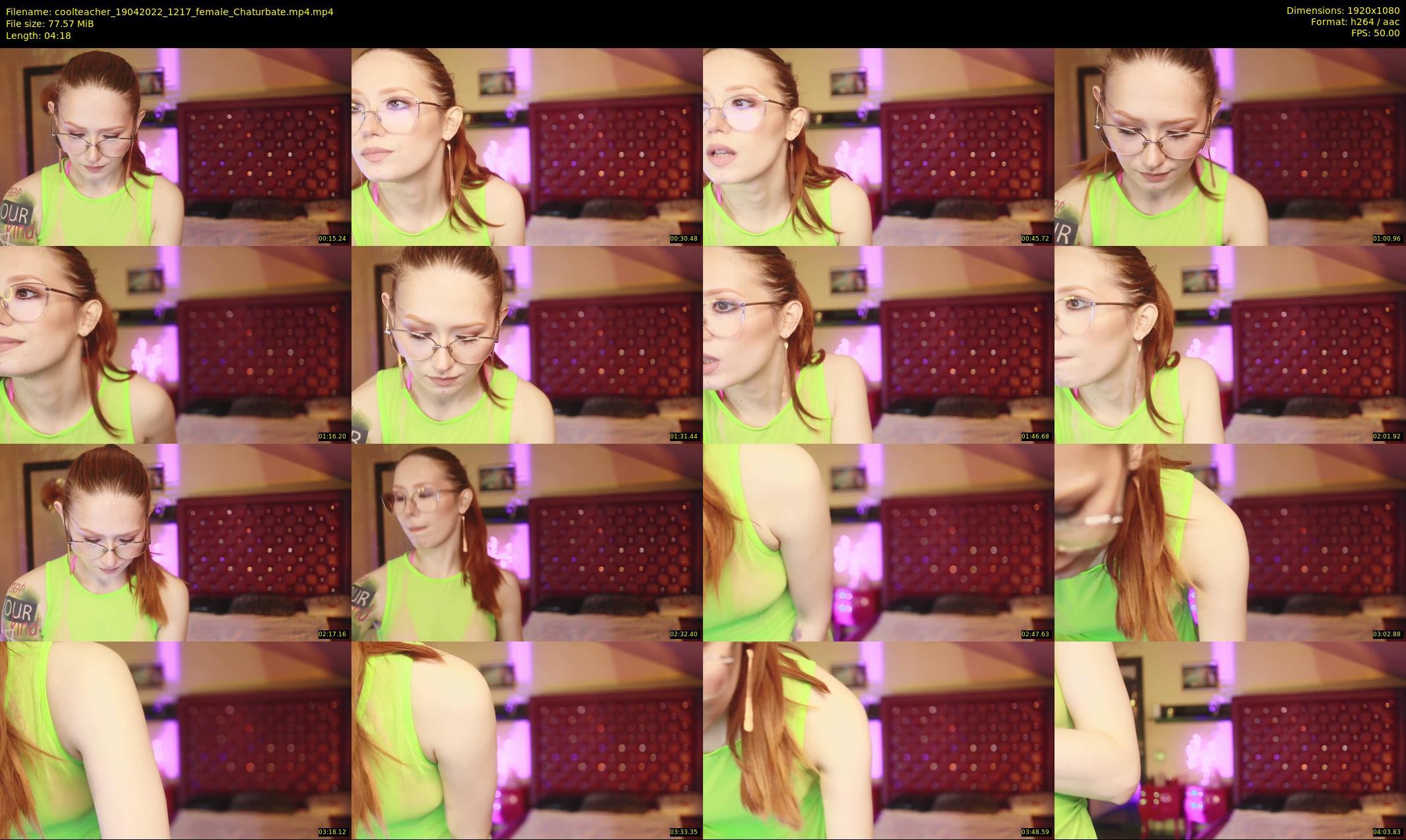 coolteacher — 5 minute Chaturbate female cam show recording, 1080p, Apr 19, 2022