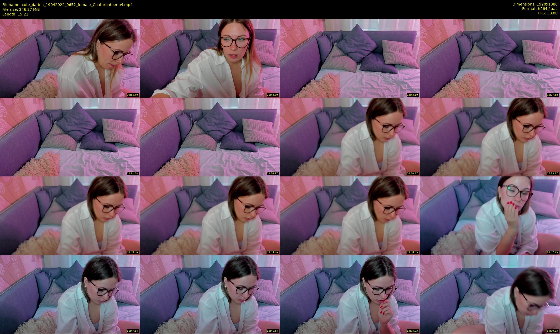 cute_darina — 16 minute Chaturbate female cam show recording, 1080p, Apr 19, 2022