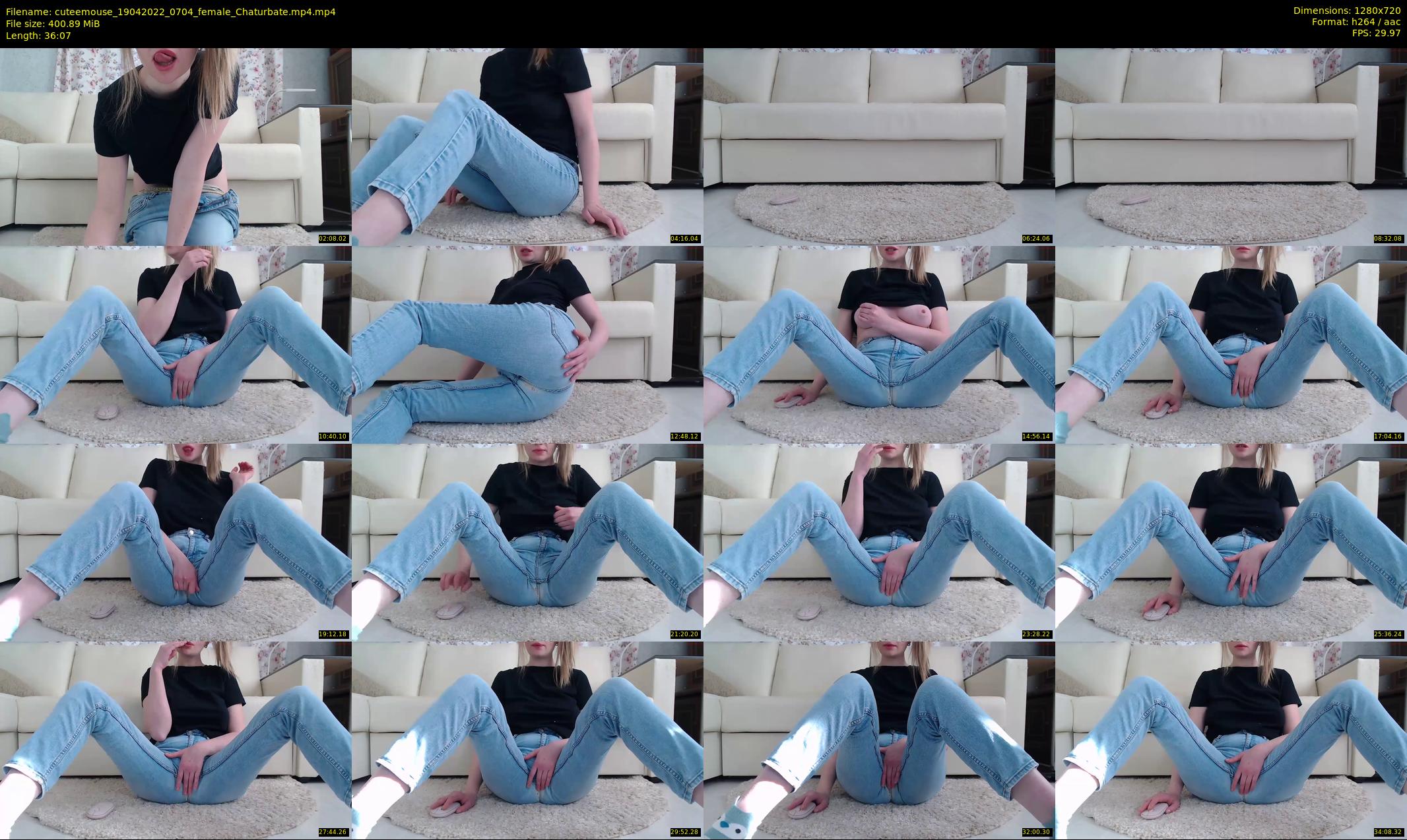 cuteemouse — 37 minute Chaturbate female cam show recording, 720p, Apr 19, 2022