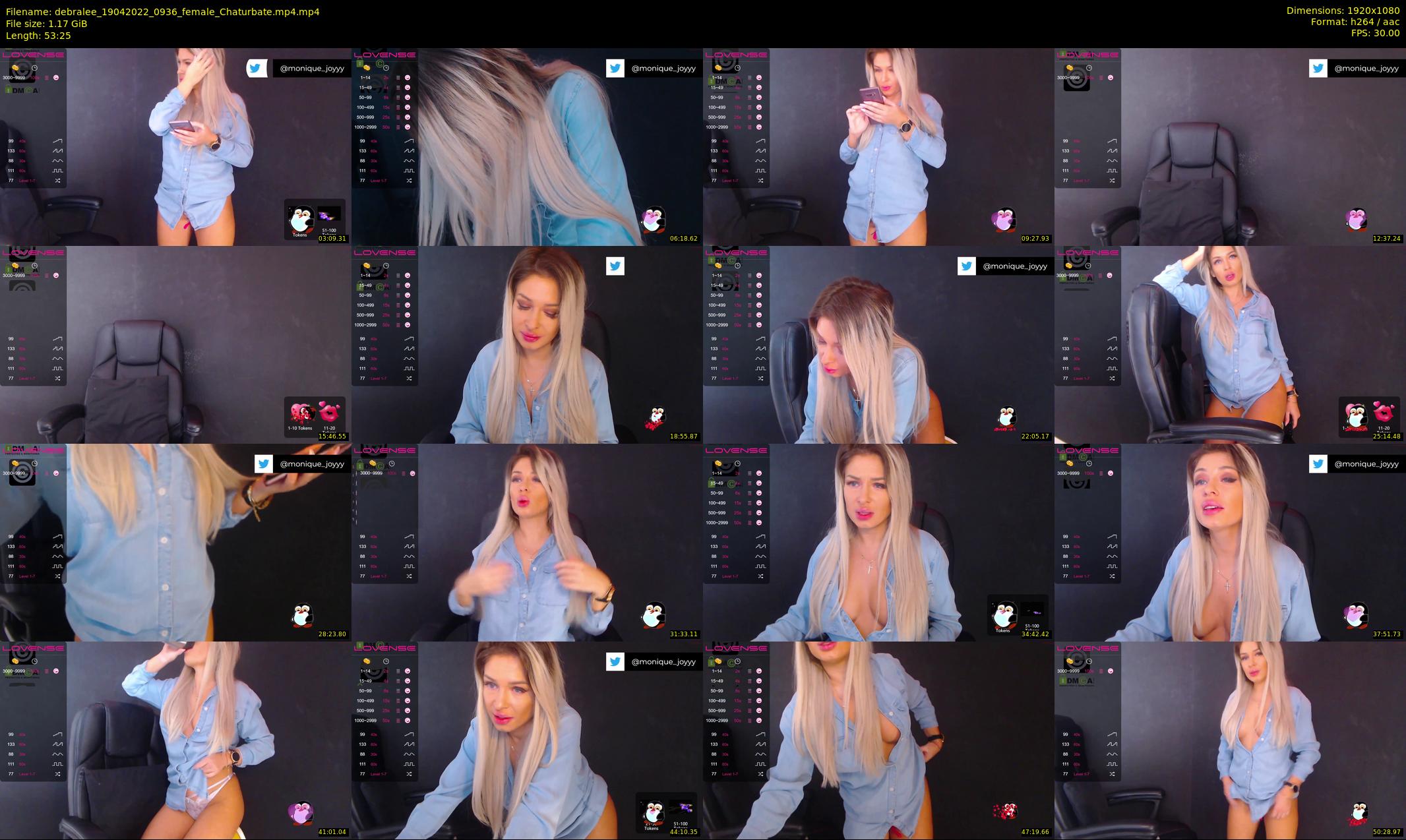 debralee — 54 minute Chaturbate female cam show recording, 1080p, Apr 19, 2022