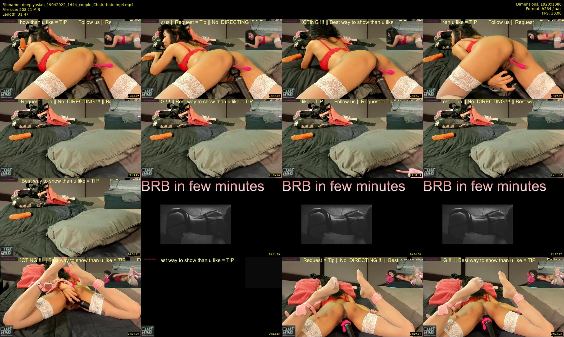 deeplyasian — 32 minute Chaturbate couple cam show recording, 1080p, Apr 19, 2022