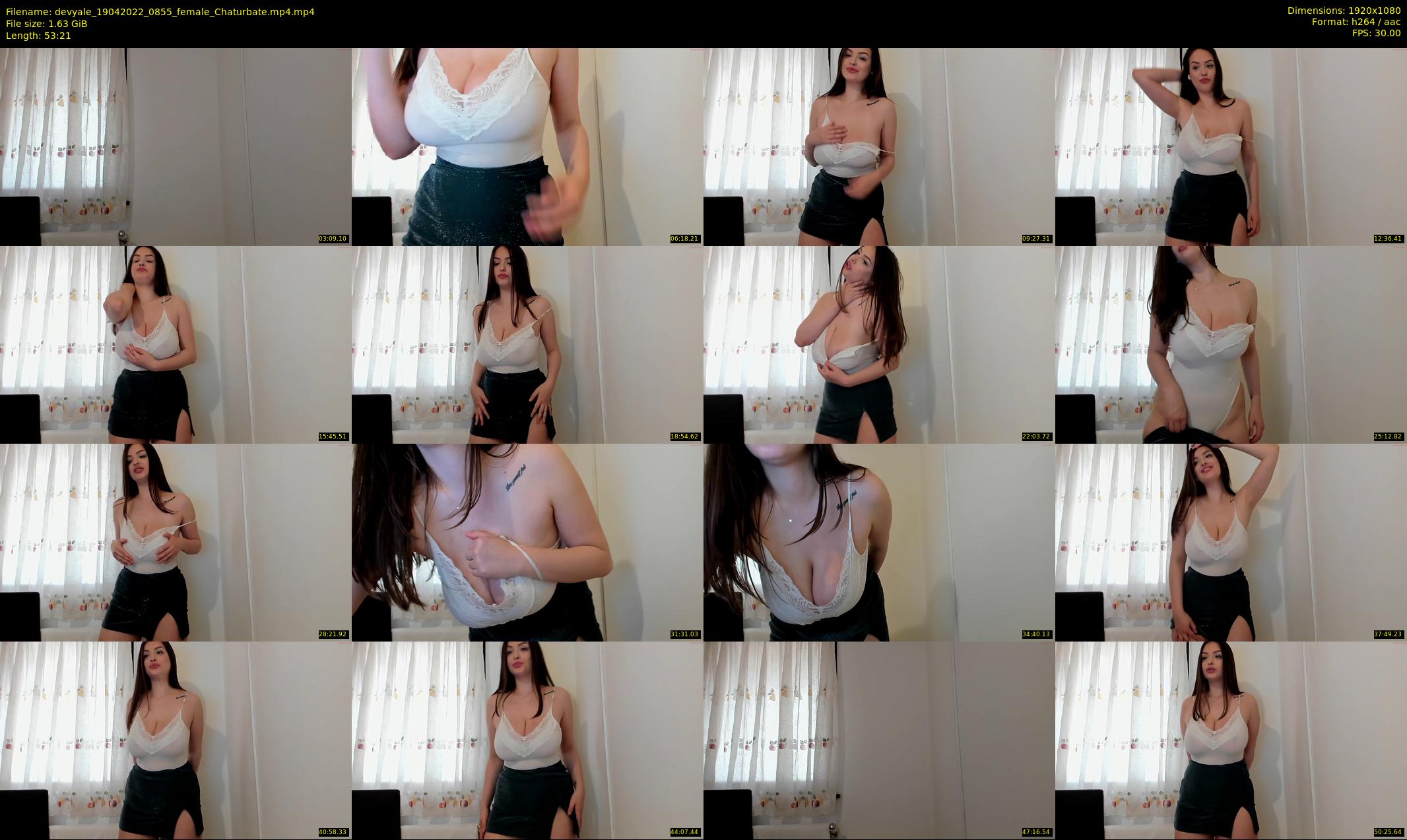 devyale — 54 minute Chaturbate female cam show recording, 1080p, Apr 19, 2022