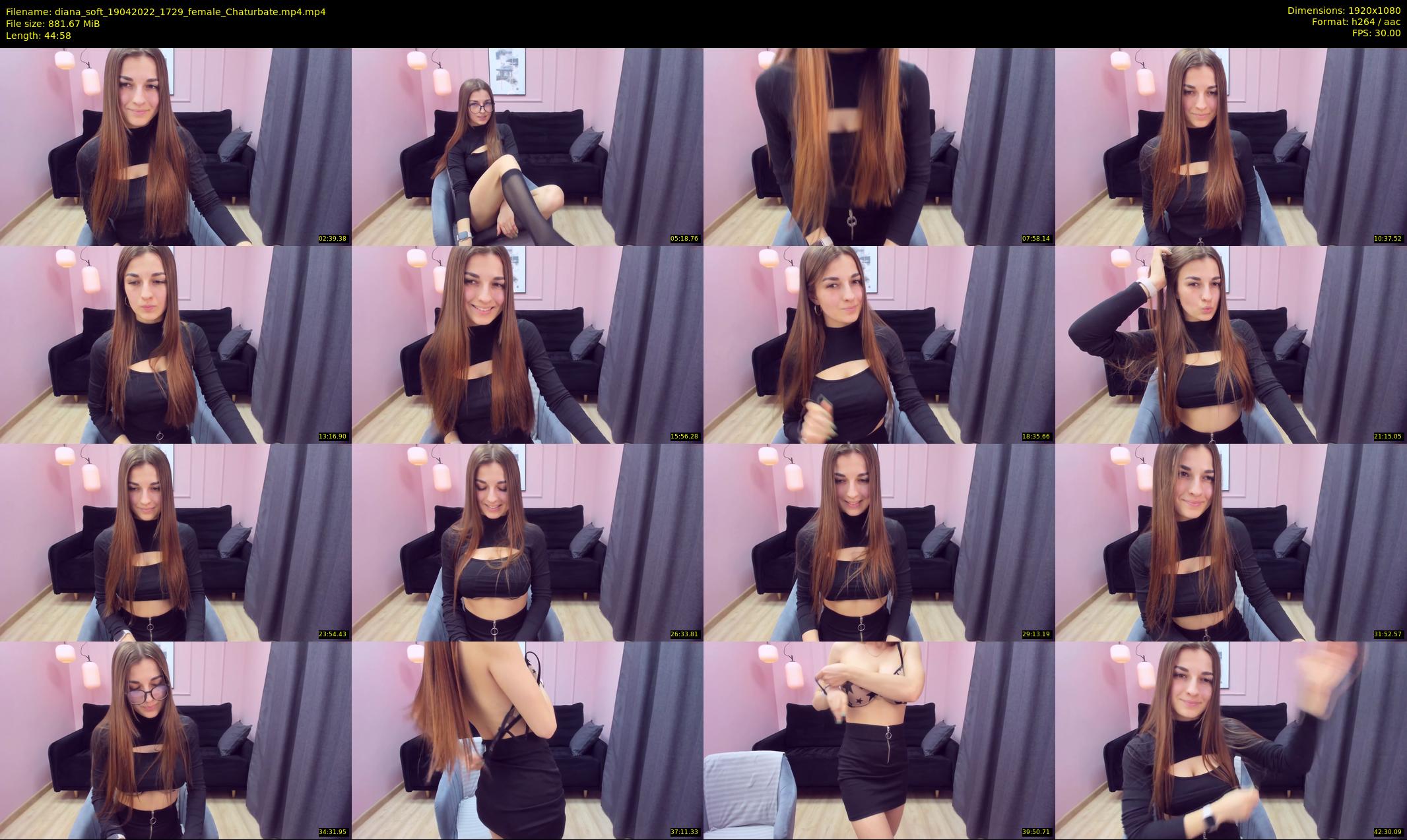diana_soft — 45 minute Chaturbate female cam show recording, 1080p, Apr 19, 2022