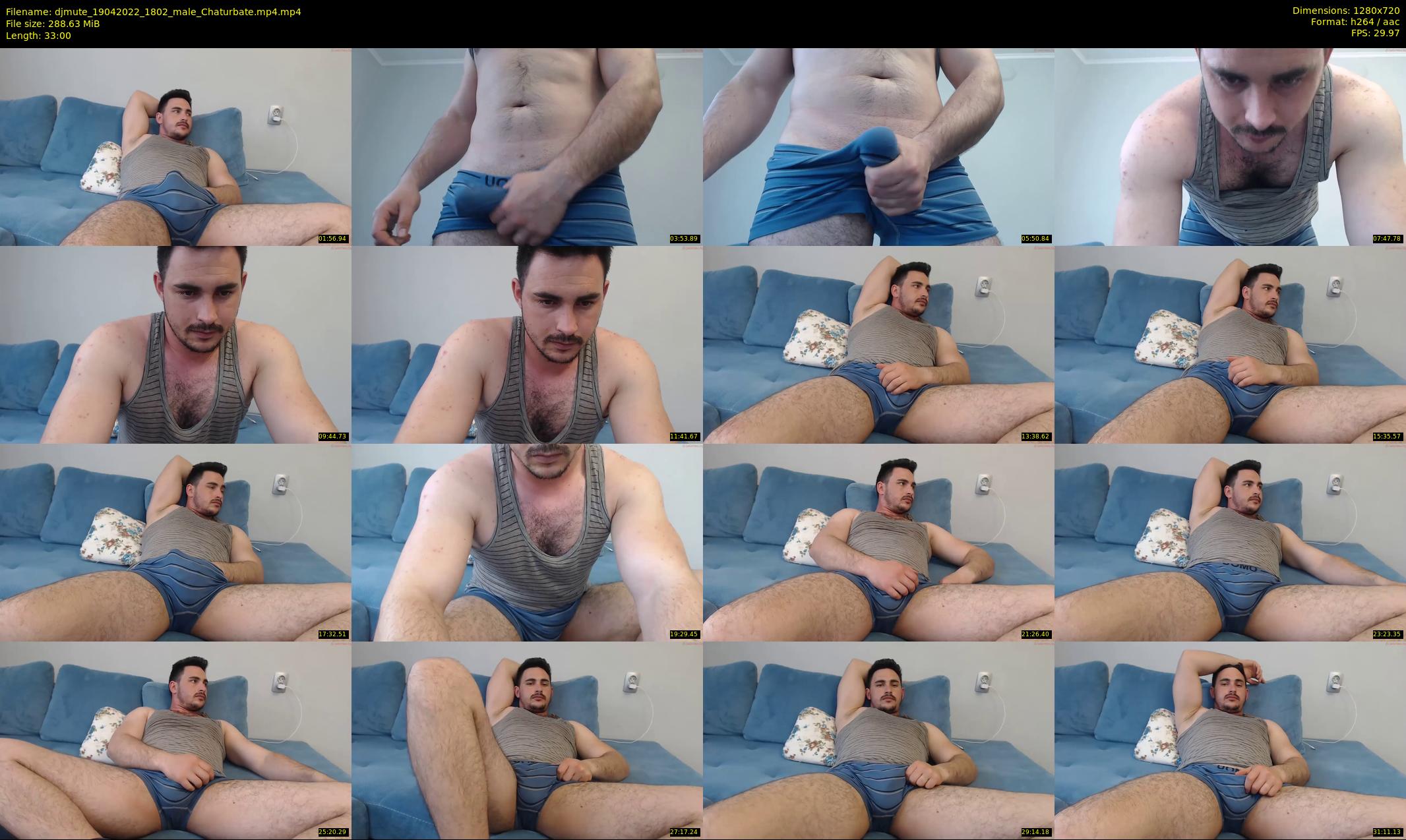 djmute — 33 minute Chaturbate male cam show recording, 720p, Apr 19, 2022