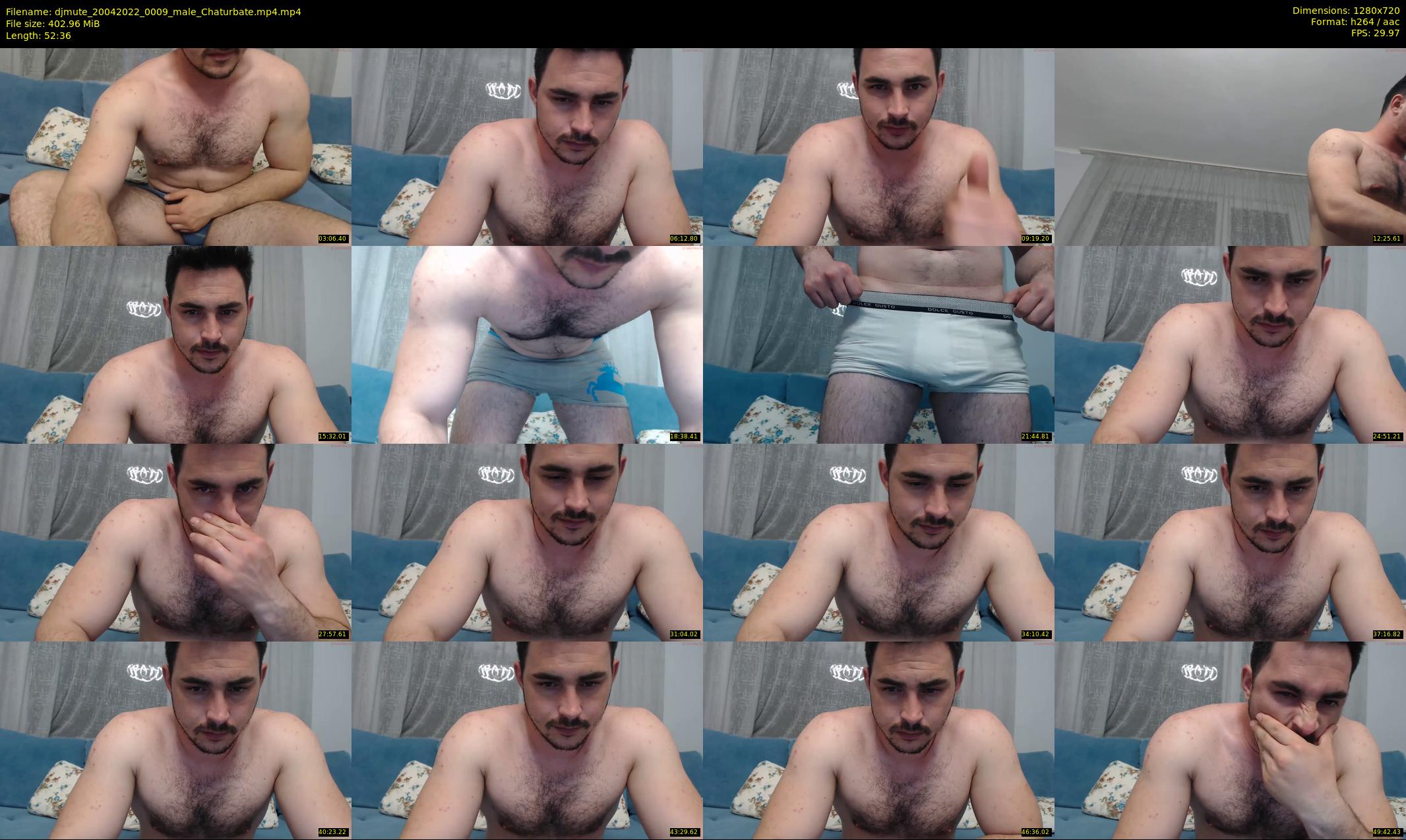 djmute — 53 minute Chaturbate male cam show recording, 720p, Apr 20, 2022