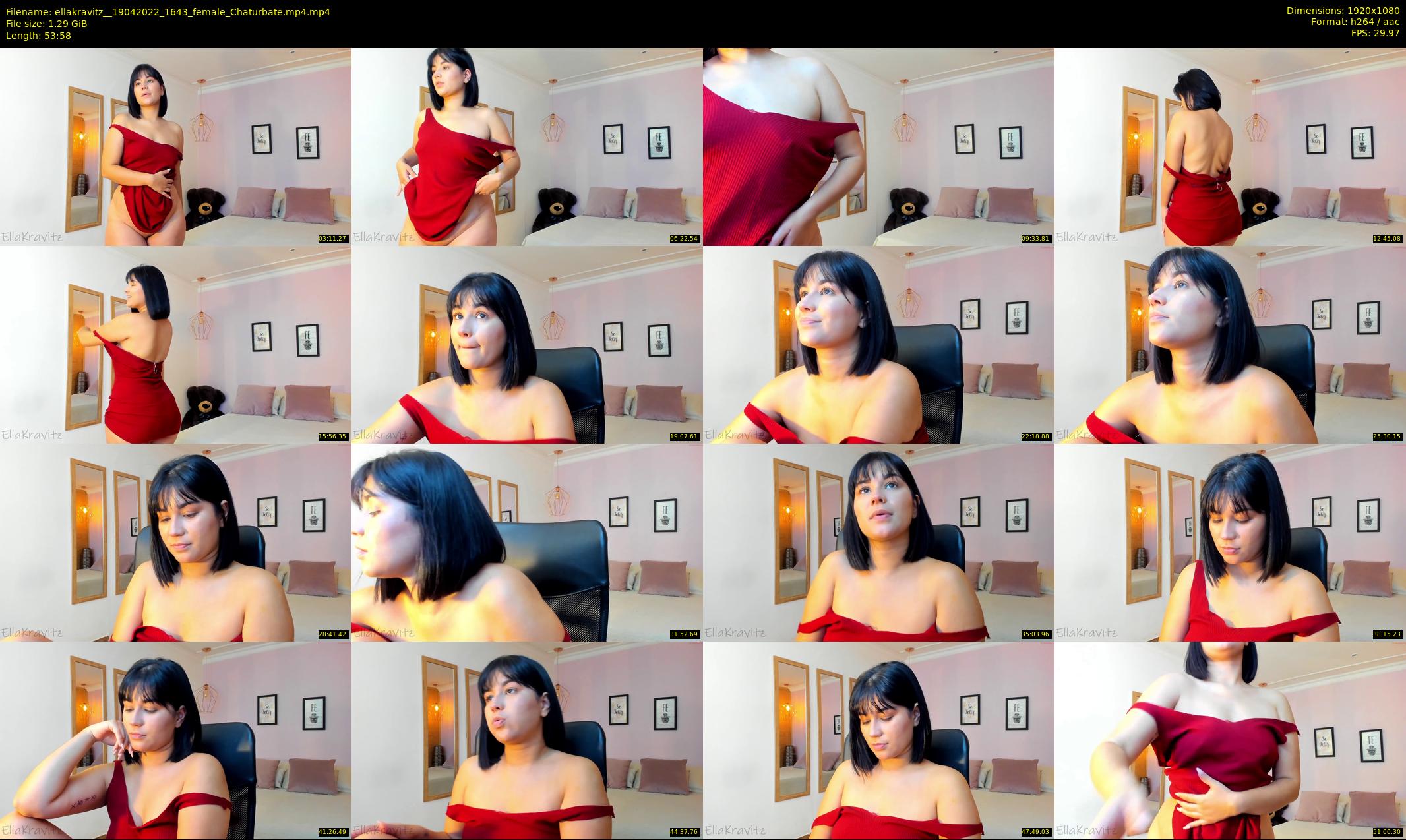 ellakravitz_ — 54 minute Chaturbate female cam show recording, 1080p, Apr 19, 2022