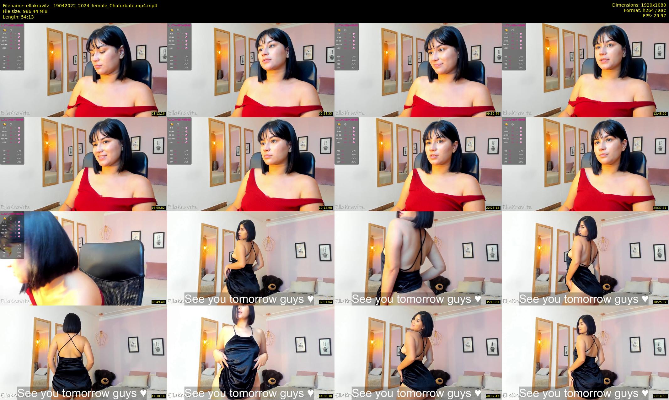 ellakravitz_ — 55 minute Chaturbate female cam show recording, 1080p, Apr 19, 2022