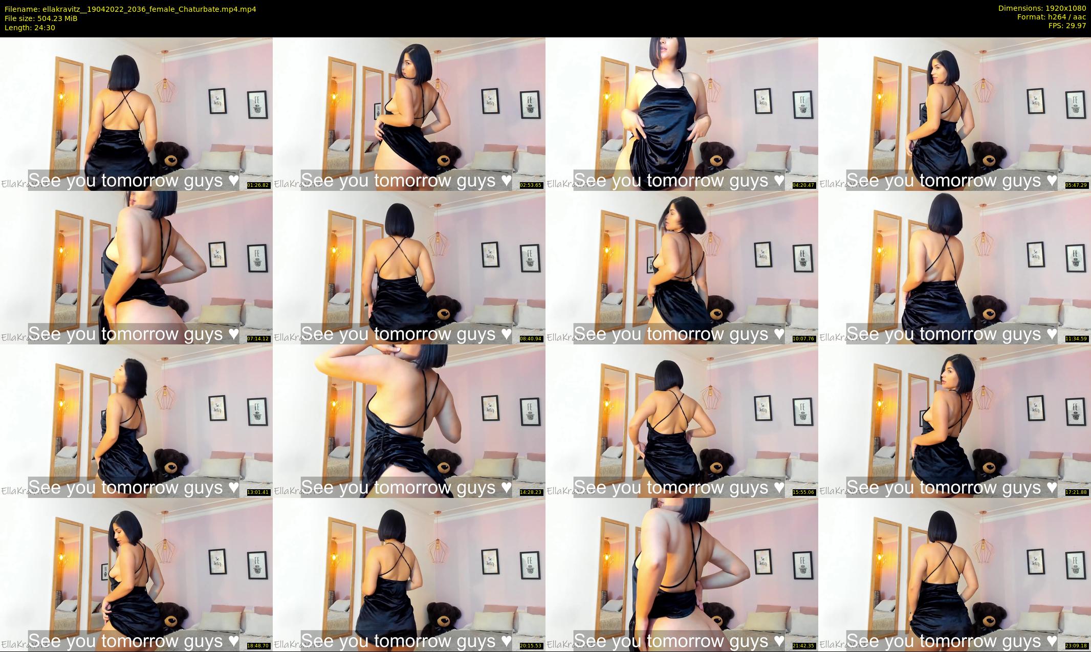 ellakravitz_ — 25 minute Chaturbate female cam show recording, 1080p, Apr 19, 2022