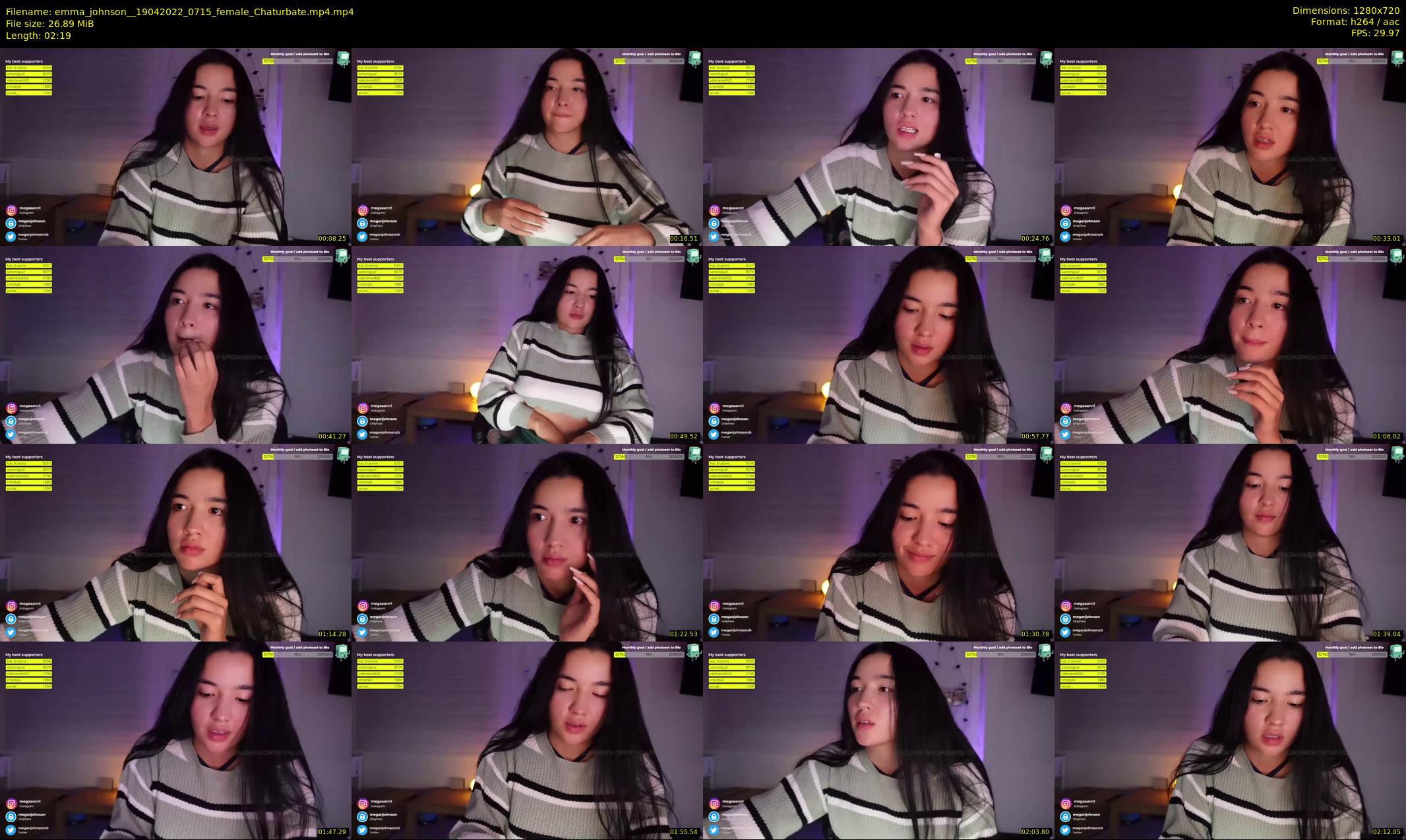 emma_johnson_ — 3 minute Chaturbate female cam show recording, 720p, Apr 19, 2022