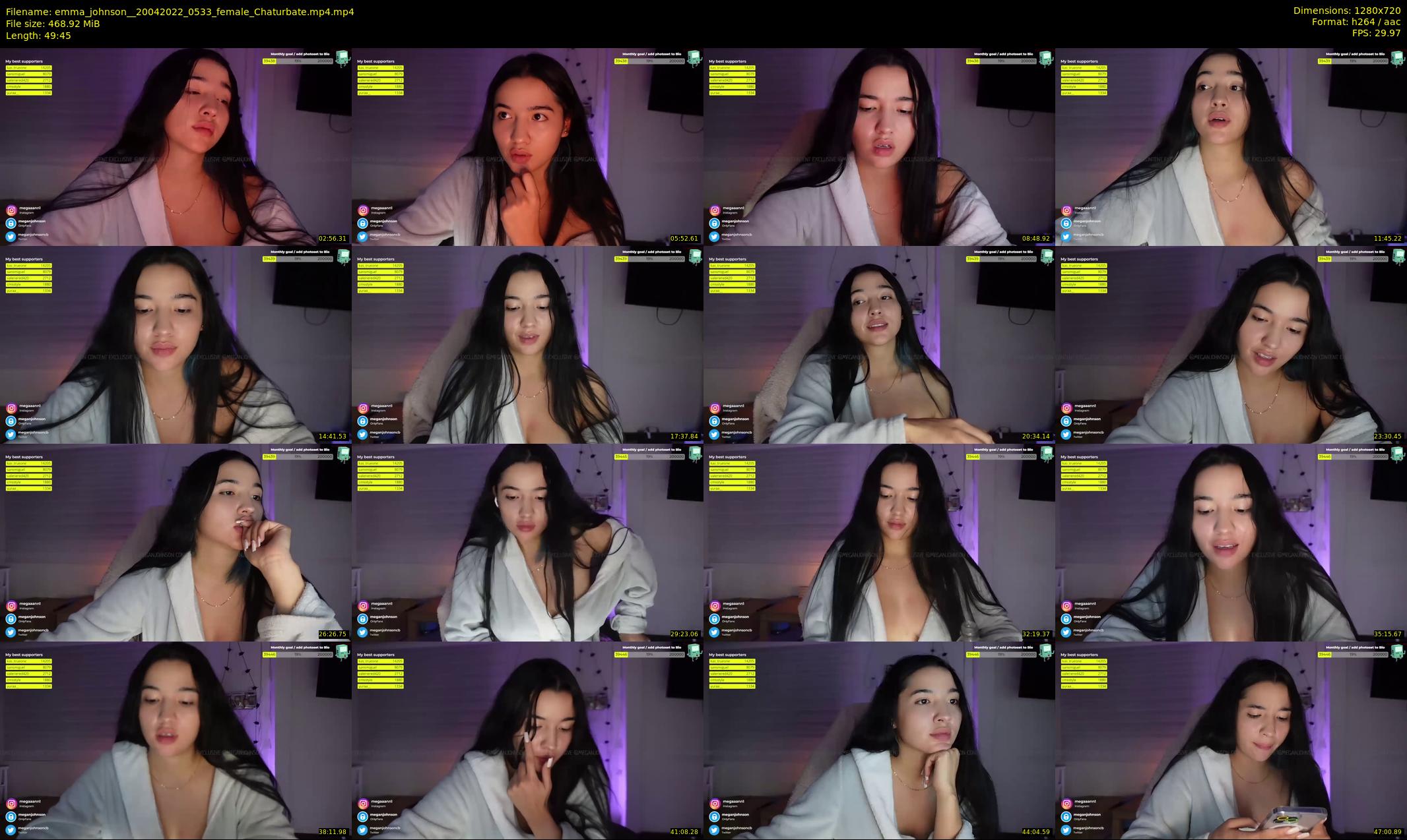 emma_johnson_ — 50 minute Chaturbate female cam show recording, 720p, Apr 20, 2022