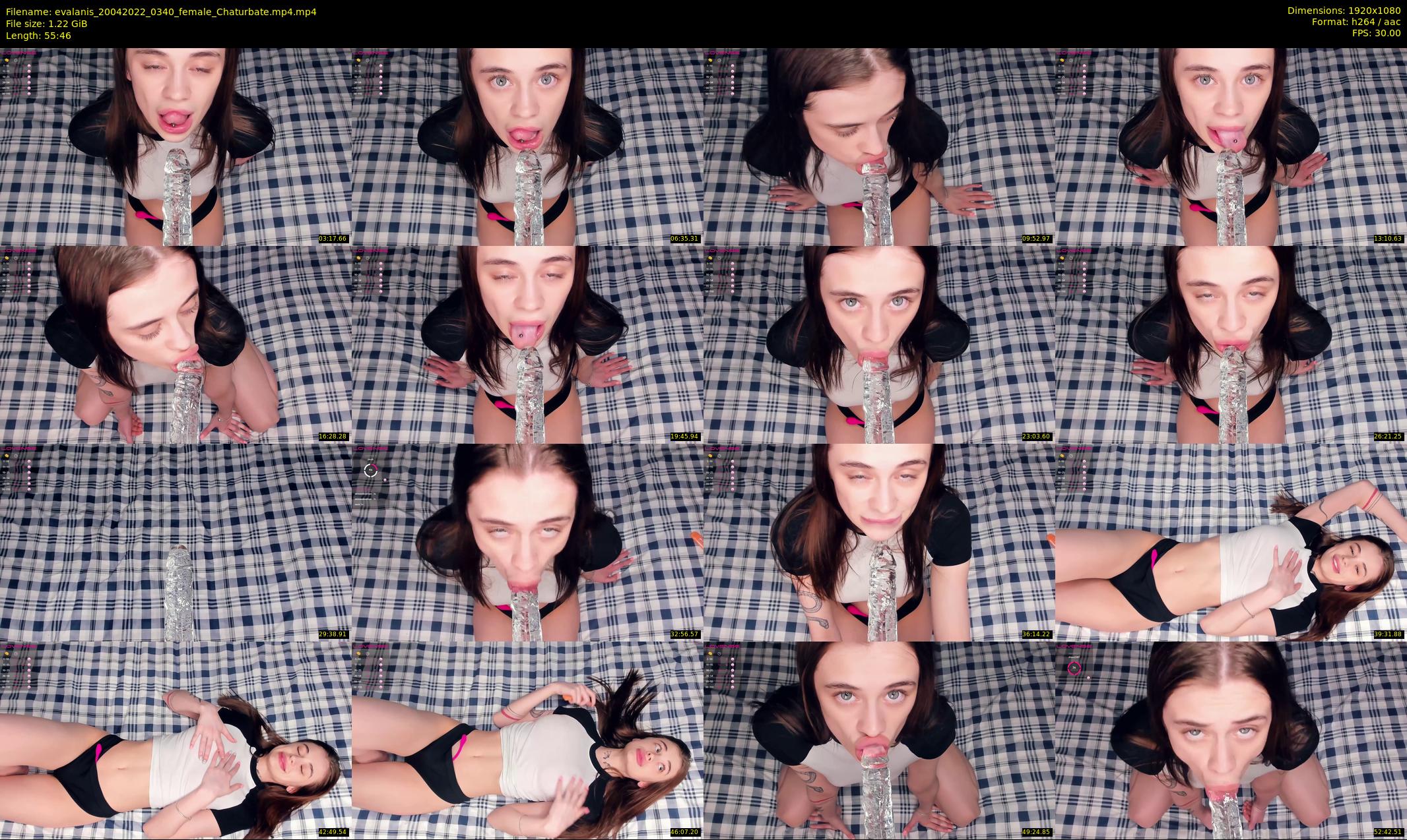 evalanis — 56 minute Chaturbate couple cam show recording, 1080p, Apr 20, 2022