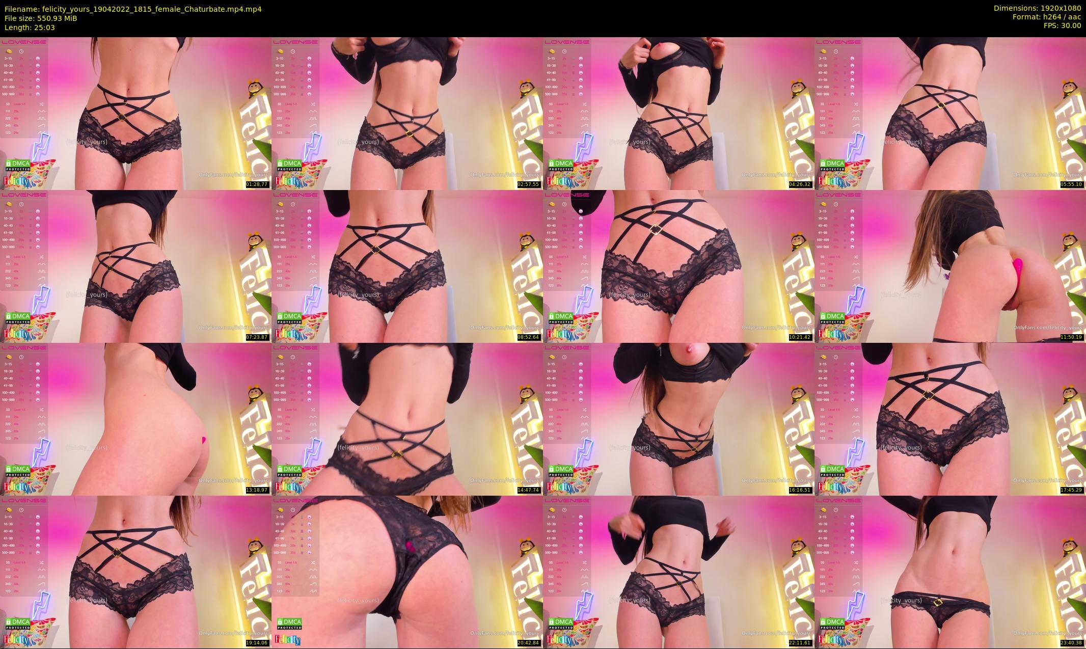 felicity_yours — 26 minute Chaturbate female cam show recording, 1080p, Apr 19, 2022