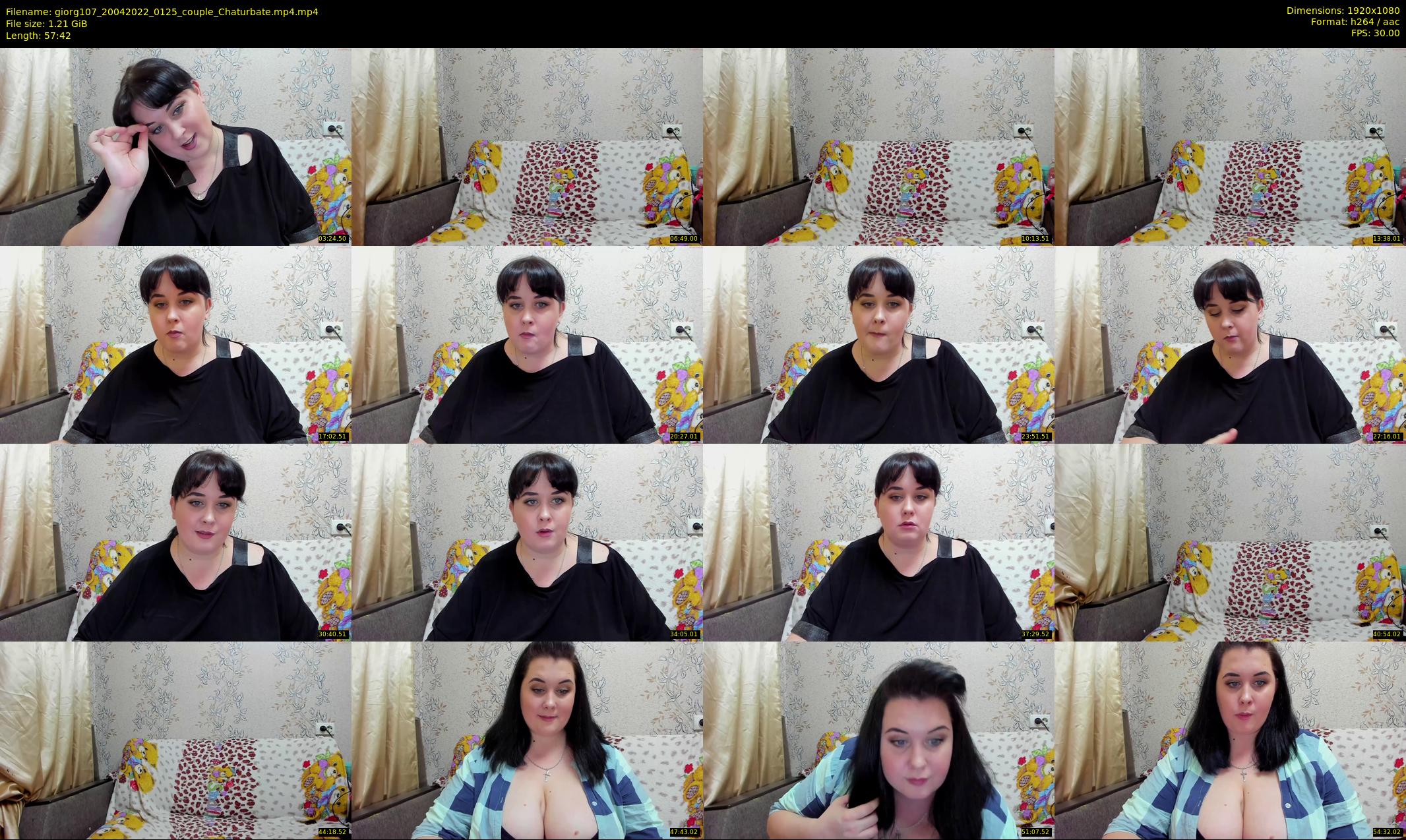 giorg107 — 58 minute Chaturbate couple cam show recording, 1080p, Apr 20, 2022