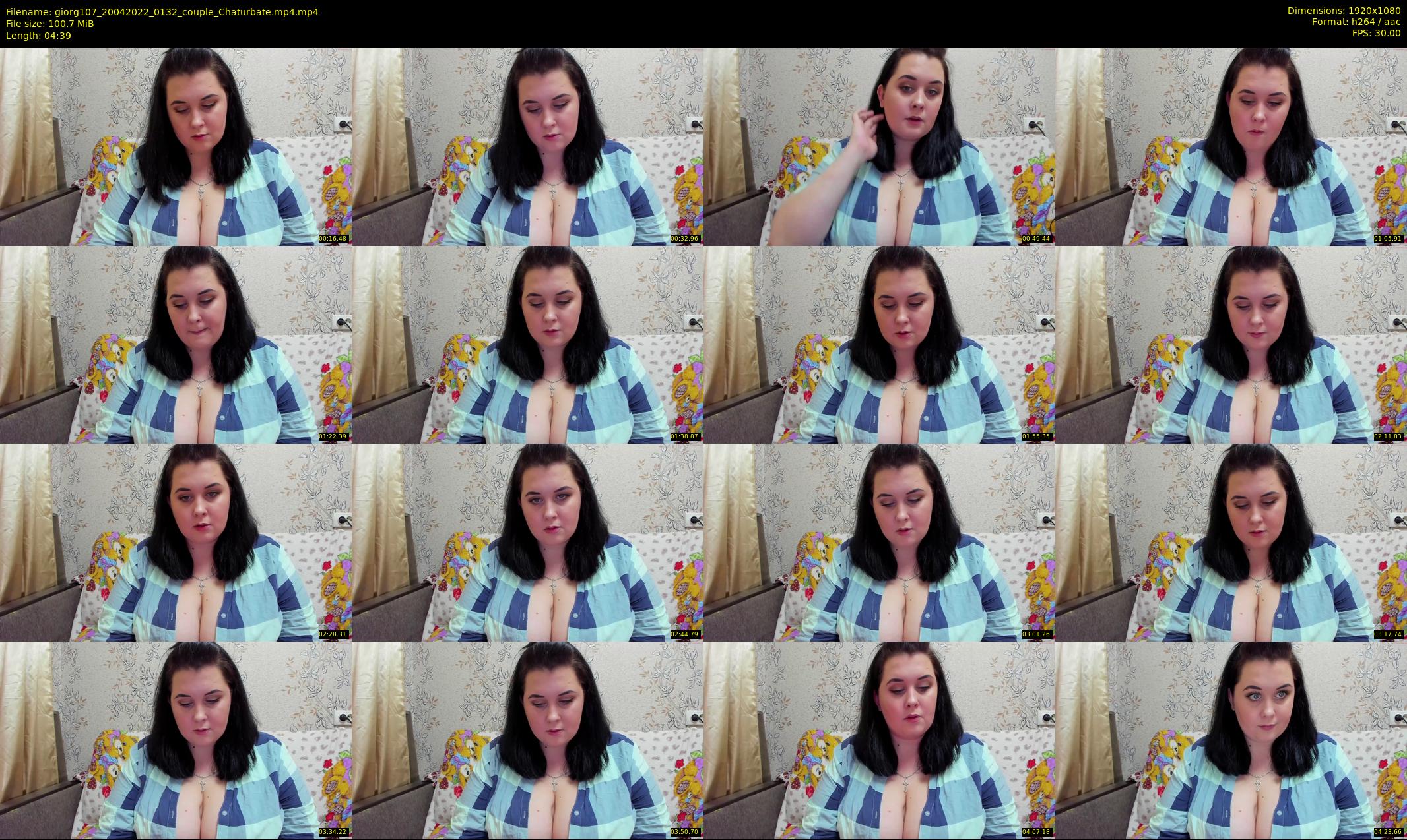 giorg107 — 5 minute Chaturbate couple cam show recording, 1080p, Apr 20, 2022