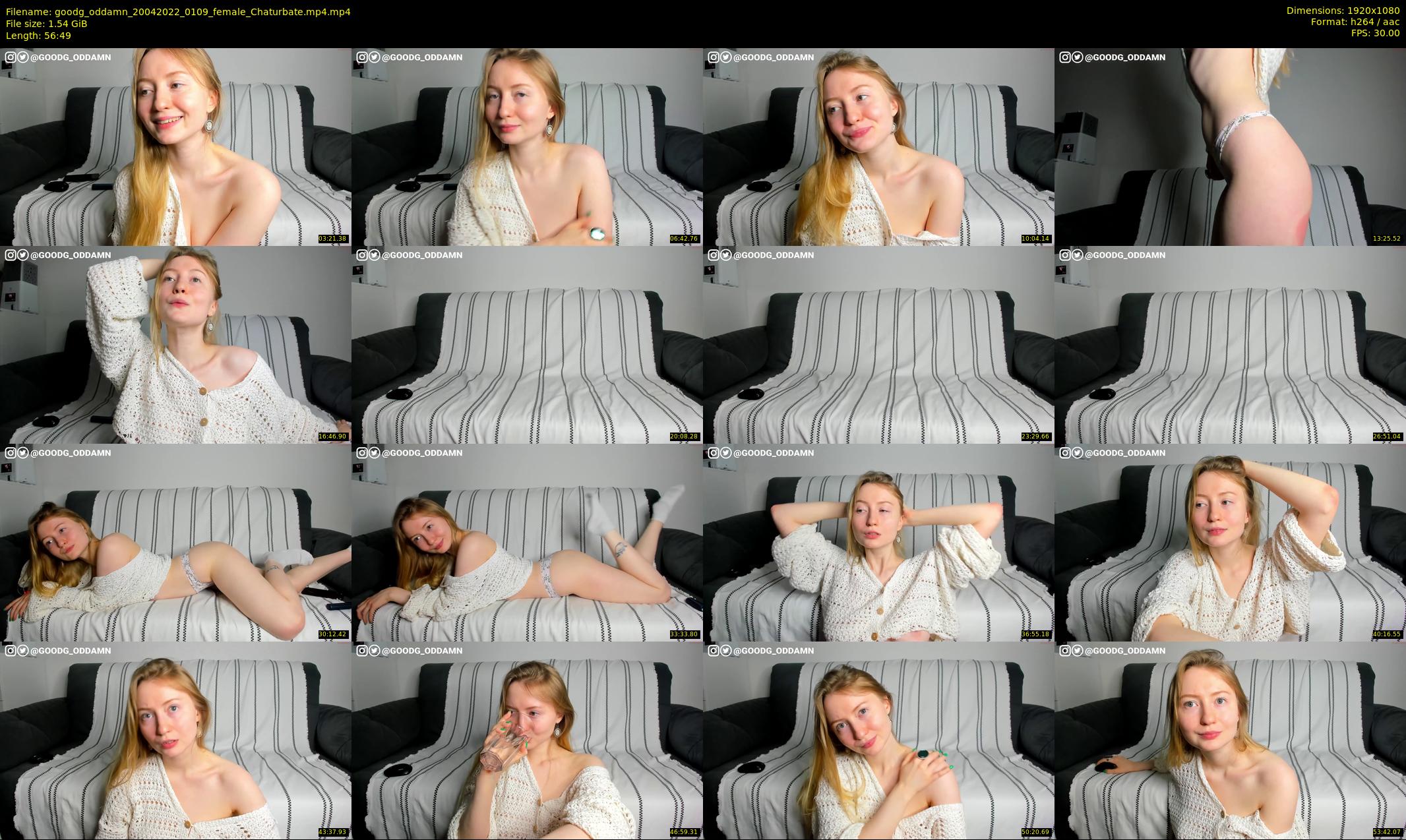 goodg_oddamn — 57 minute Chaturbate female cam show recording, 1080p, Apr 20, 2022