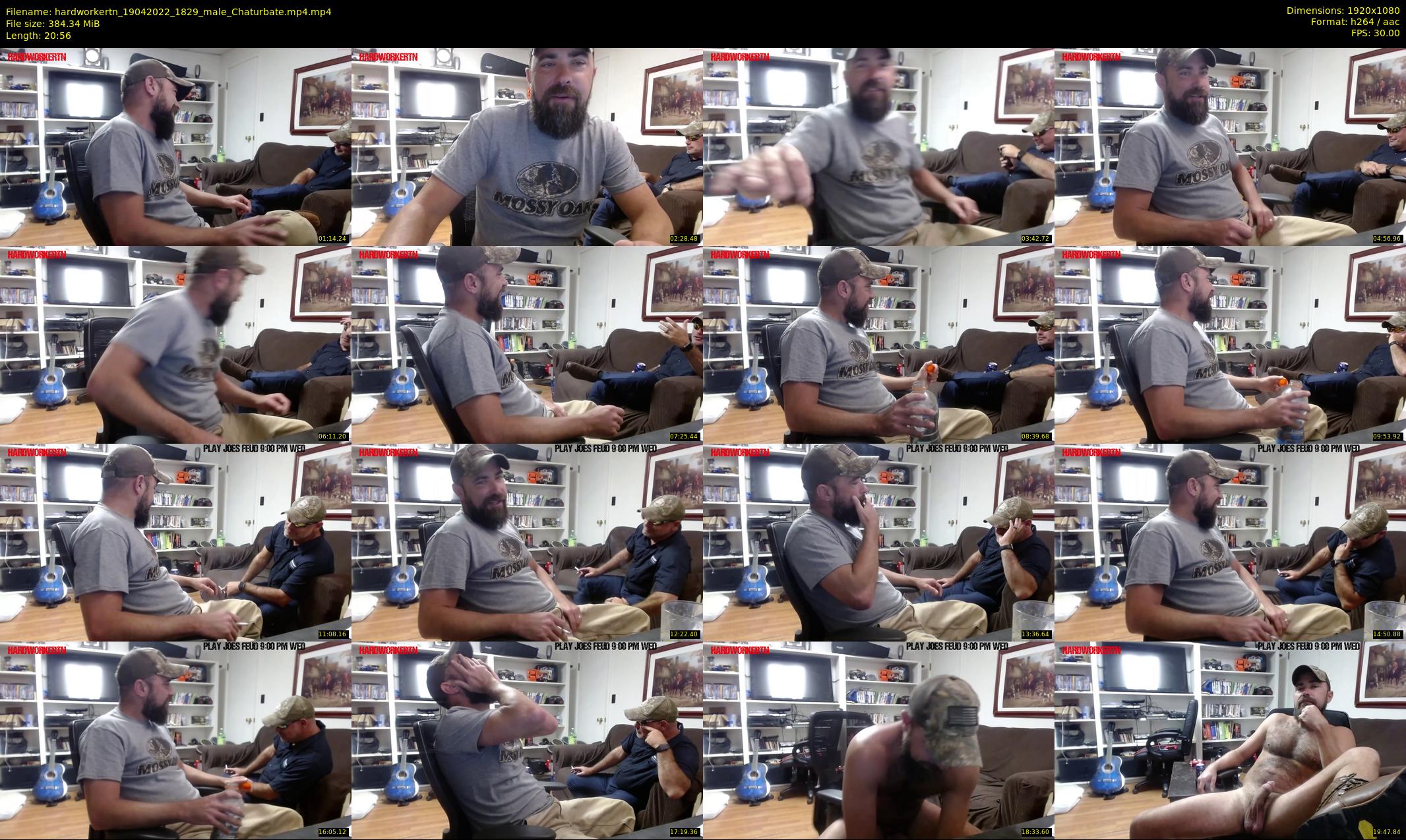 hardworkertn — 21 minute Chaturbate male cam show recording, 1080p, Apr 19, 2022
