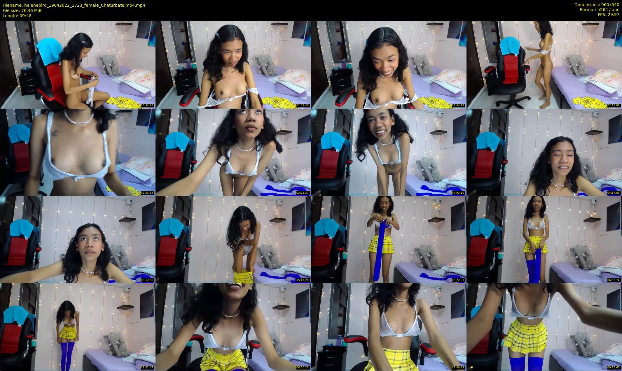 helenebird — 10 minute Chaturbate female cam show recording, 480p, Apr 19, 2022