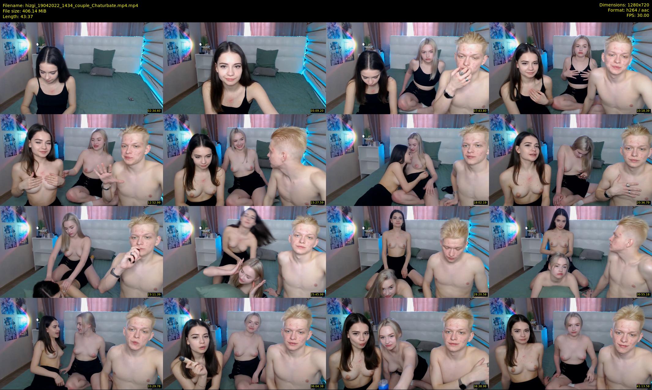 hizgi — 44 minute Chaturbate couple cam show recording, 720p, Apr 19, 2022