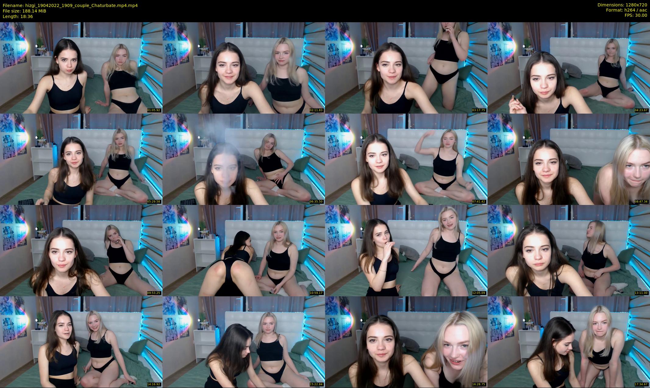 hizgi — 19 minute Chaturbate couple cam show recording, 720p, Apr 19, 2022