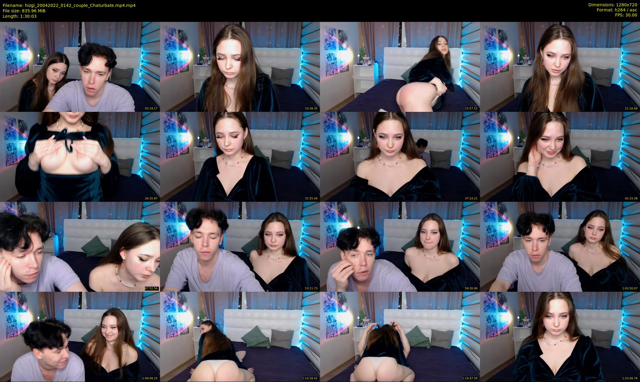 hizgi — 91 minute Chaturbate couple cam show recording, 720p, Apr 20, 2022