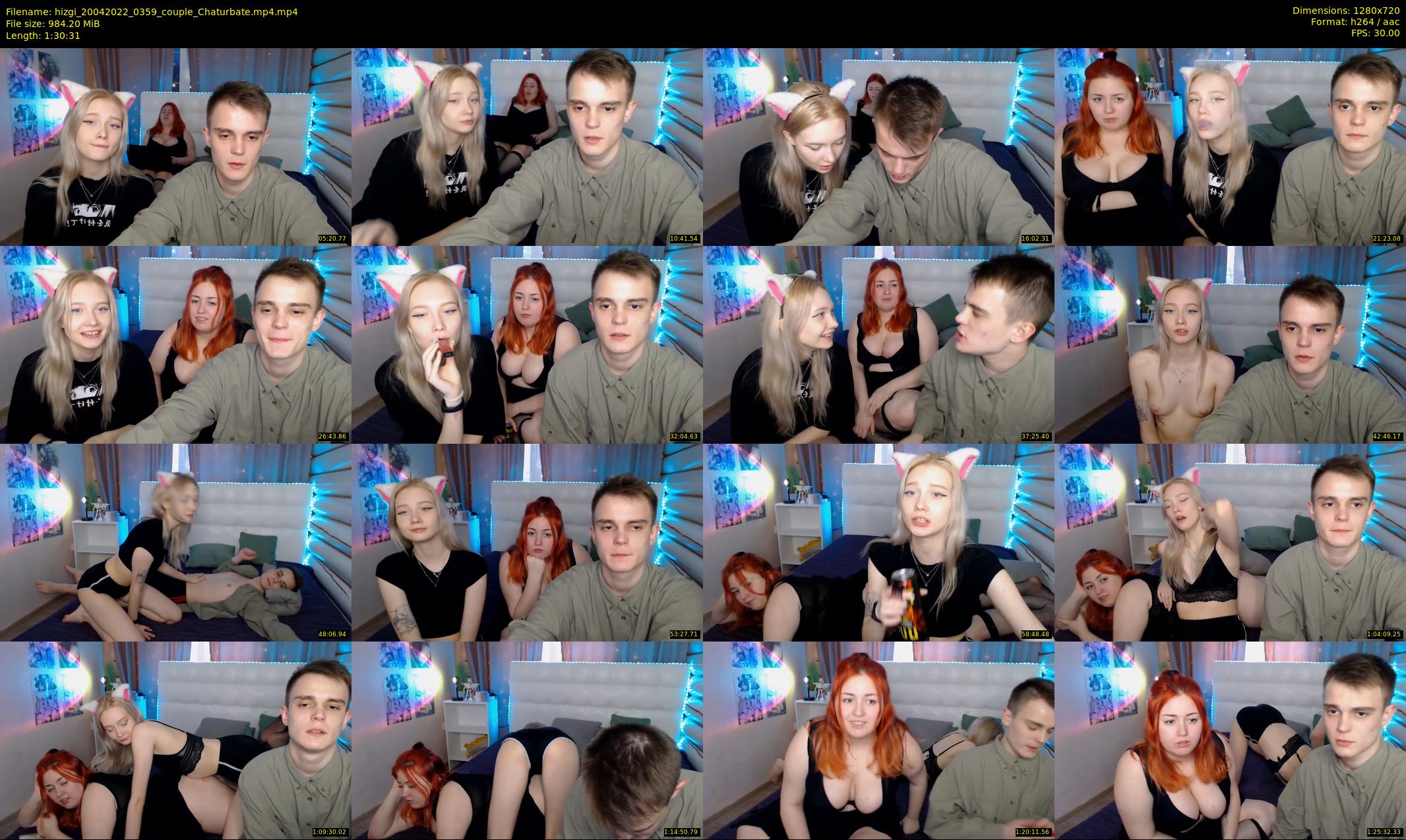 hizgi — 91 minute Chaturbate couple cam show recording, 720p, Apr 20, 2022