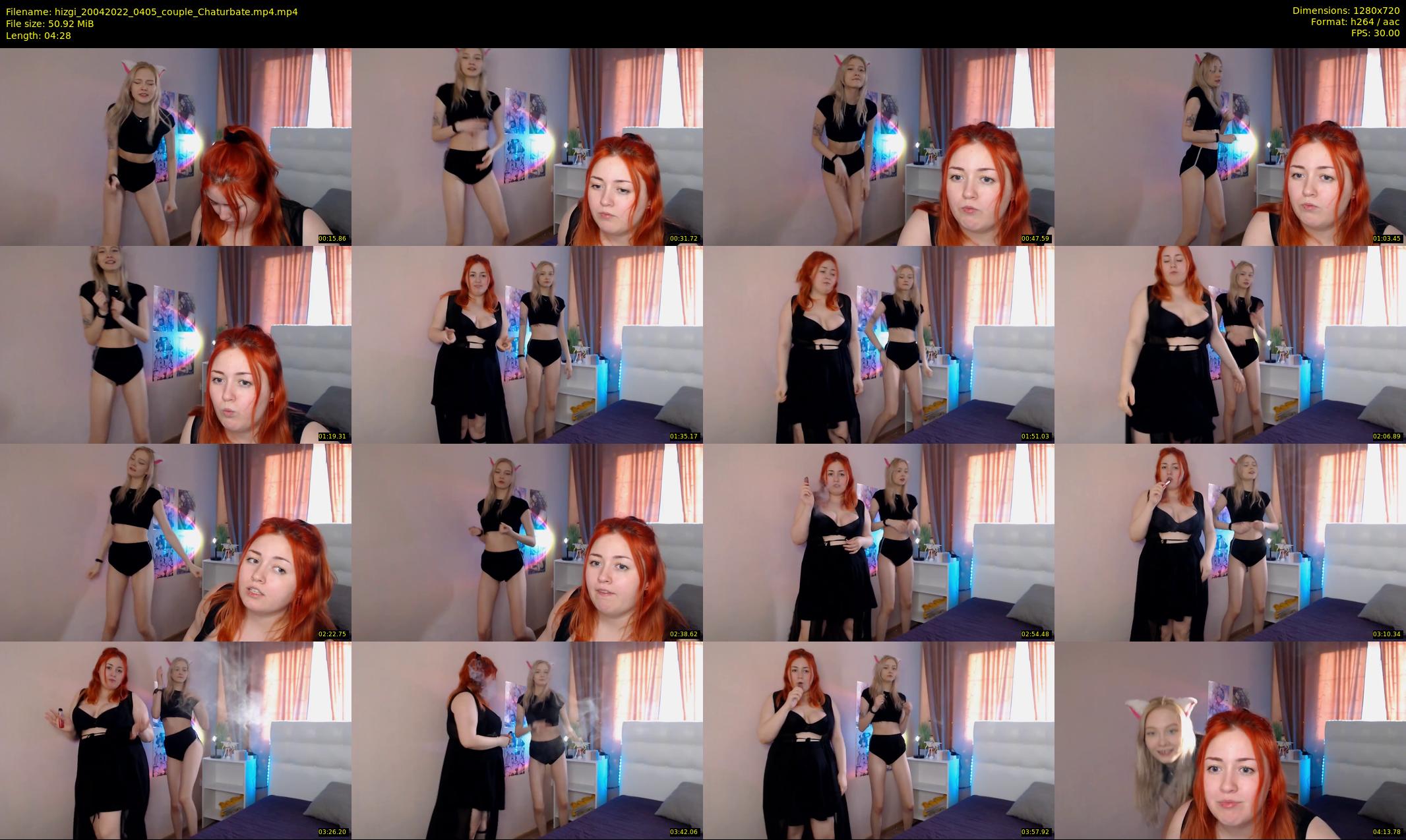 hizgi — 5 minute Chaturbate couple cam show recording, 720p, Apr 20, 2022