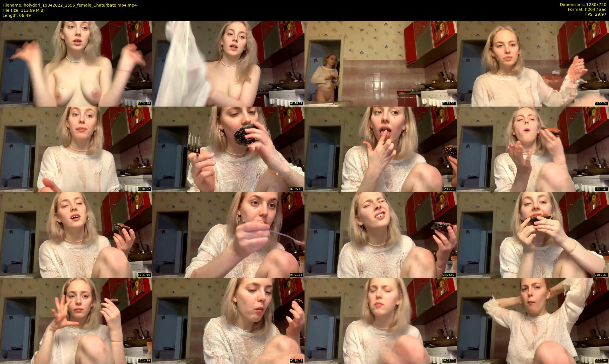 holydori — 7 minute Chaturbate female cam show recording, 720p, Apr 19, 2022