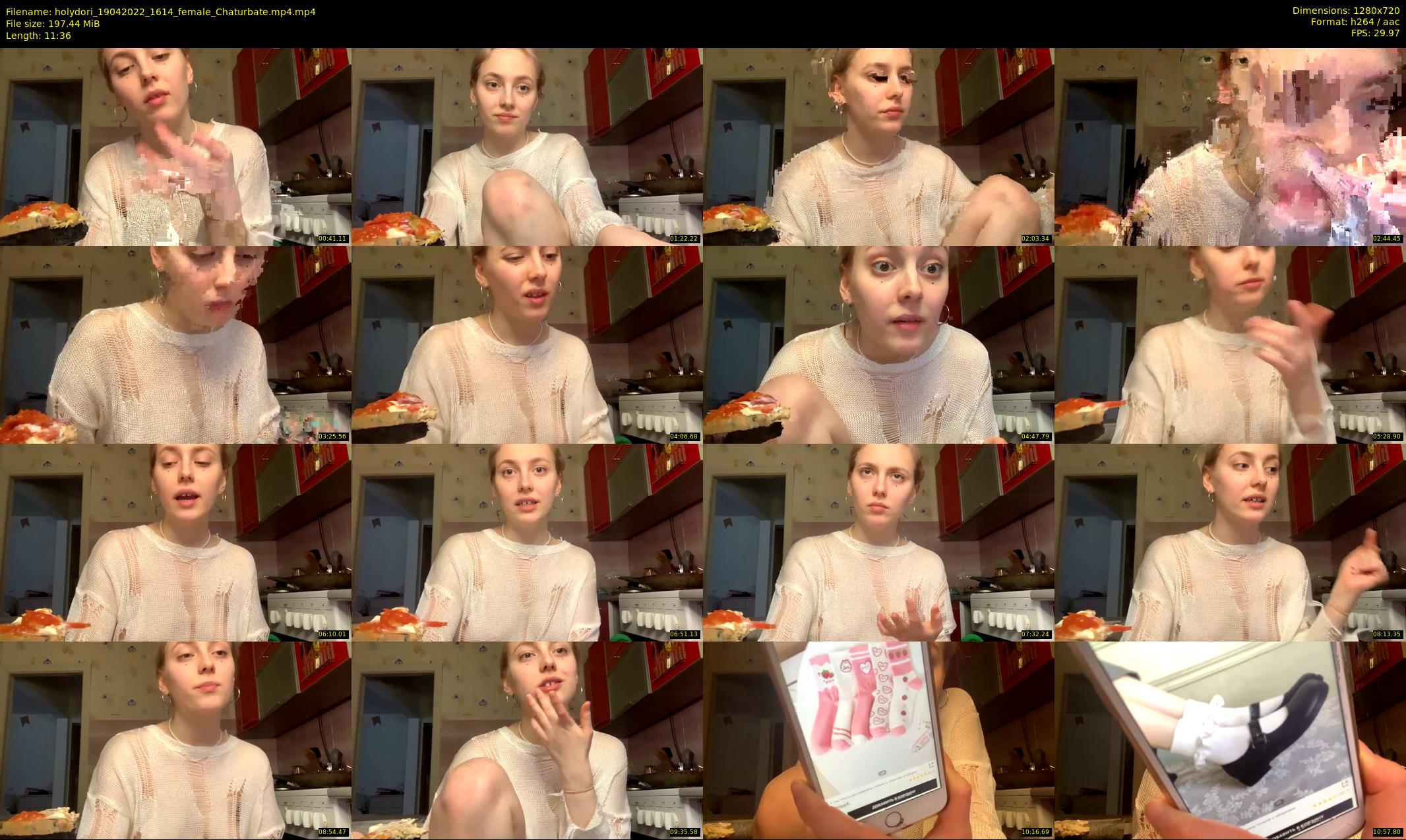 holydori — 12 minute Chaturbate female cam show recording, 720p, Apr 19, 2022