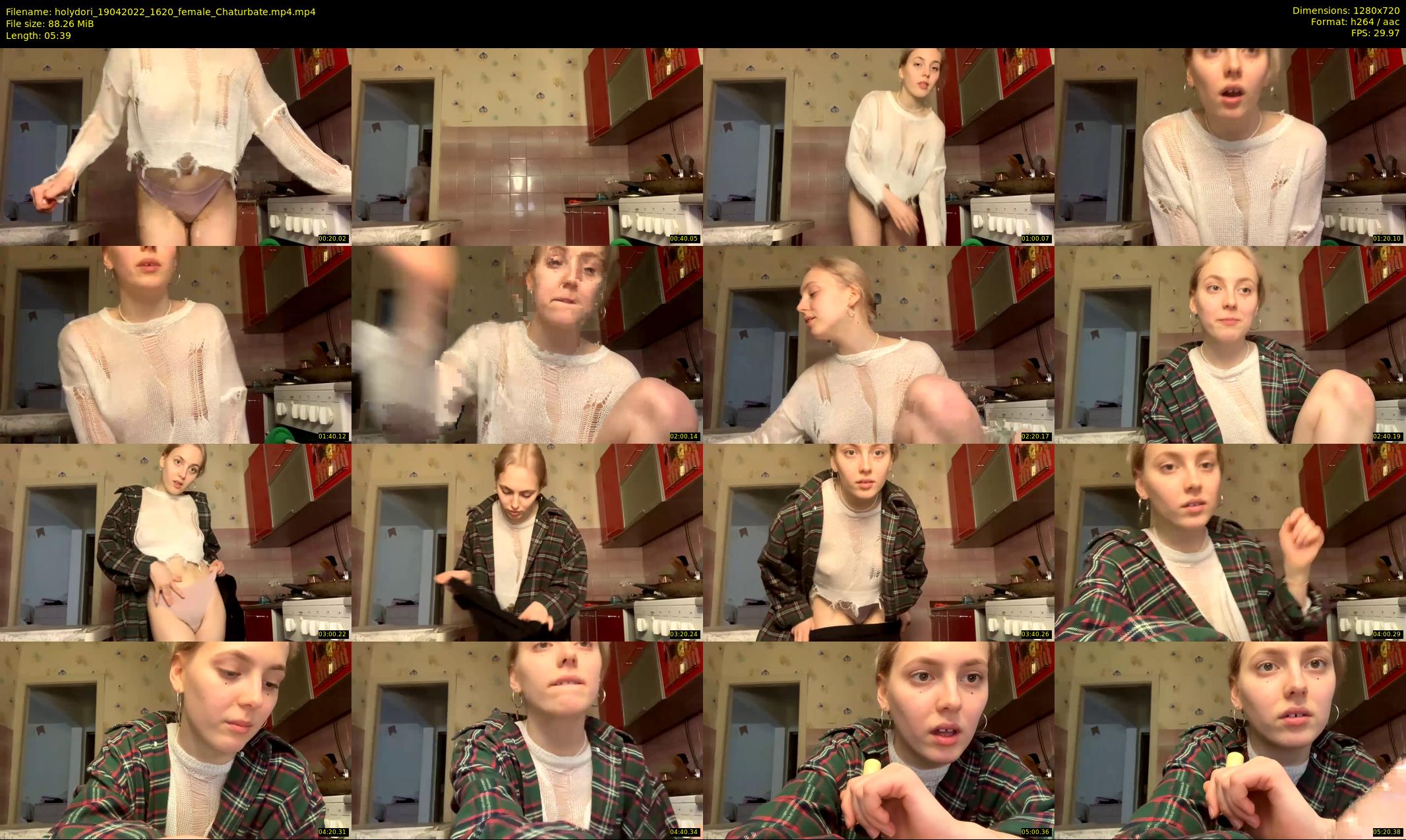holydori — 6 minute Chaturbate female cam show recording, 720p, Apr 19, 2022