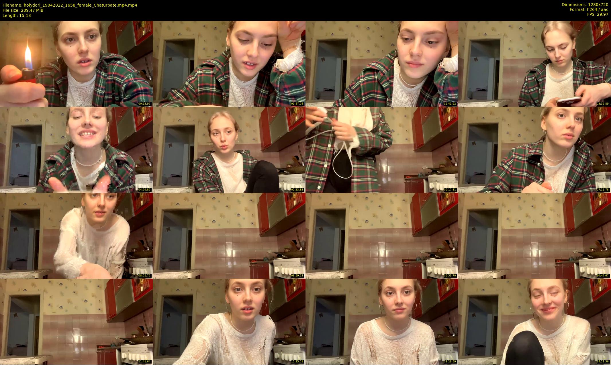 holydori — 16 minute Chaturbate female cam show recording, 720p, Apr 19, 2022