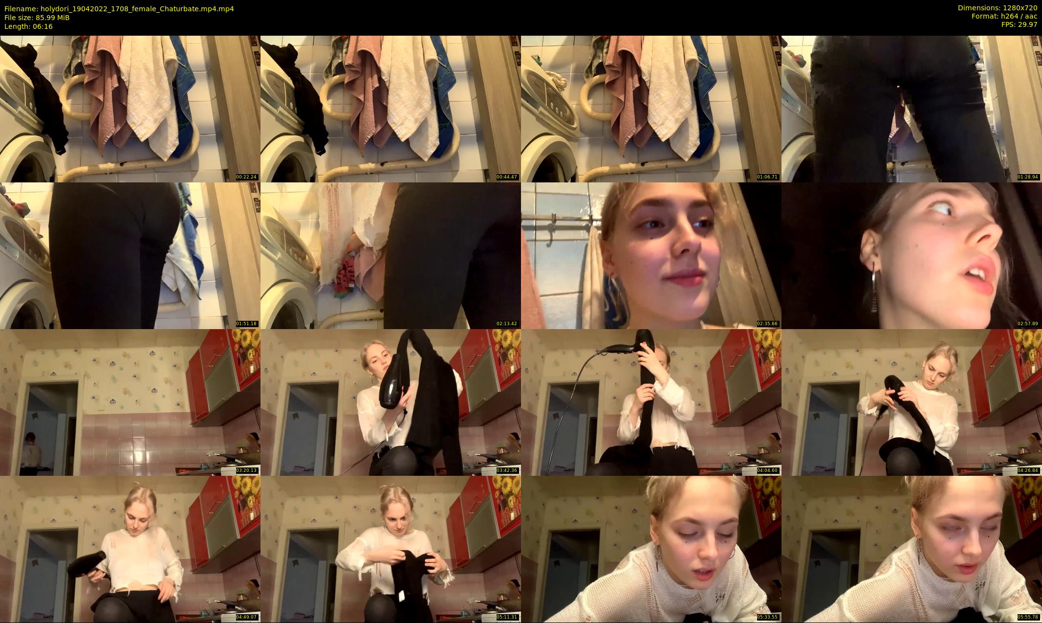 holydori — 7 minute Chaturbate female cam show recording, 720p, Apr 19, 2022
