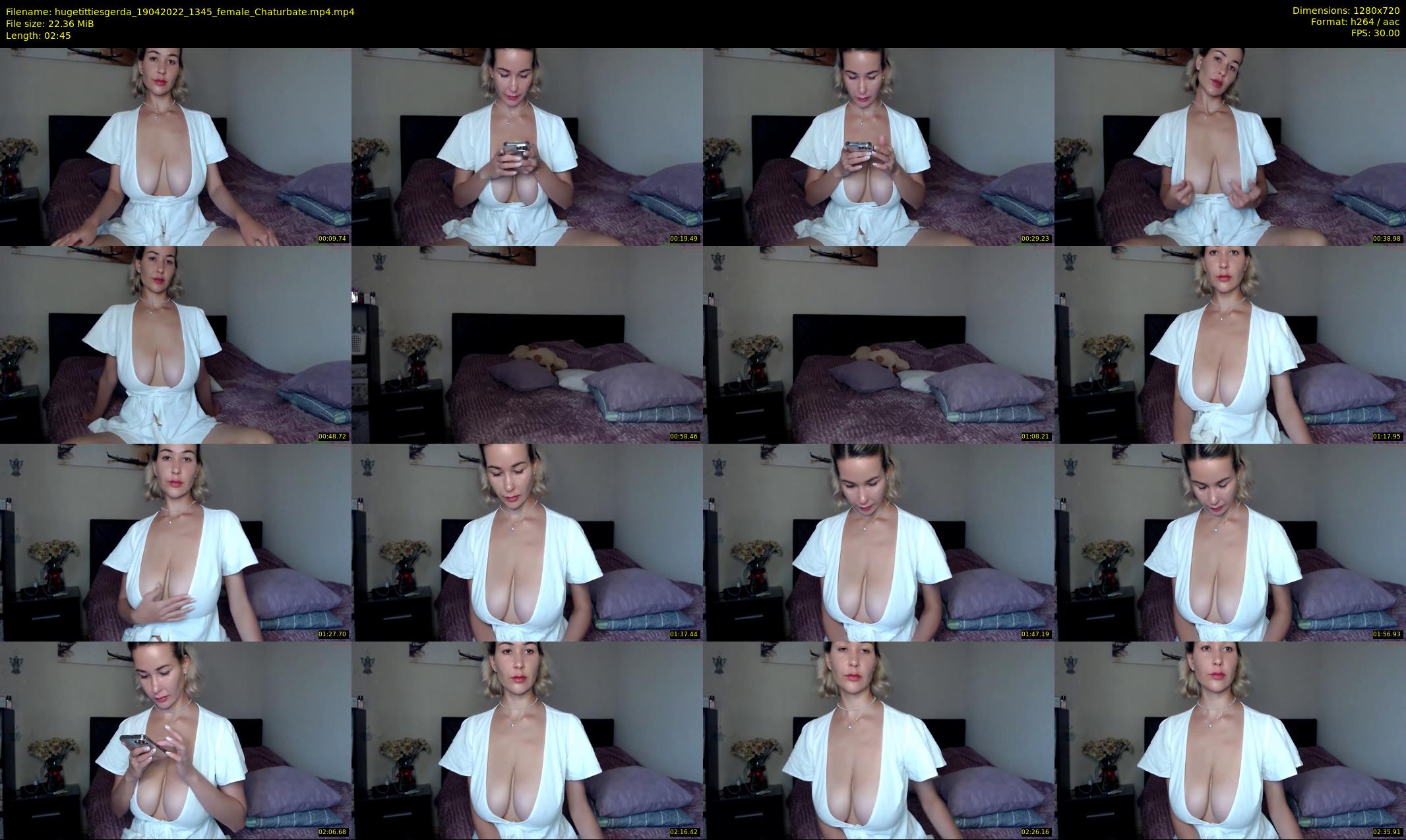 hugetittiesgerda — 3 minute Chaturbate female cam show recording, 720p, Apr 19, 2022
