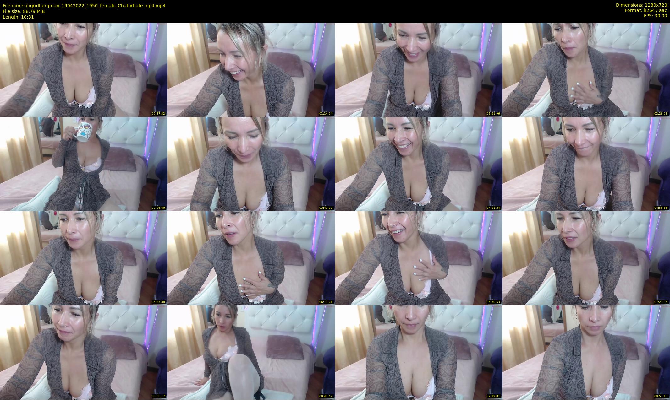 ingridbergman — 11 minute Chaturbate female cam show recording, 720p, Apr 19, 2022