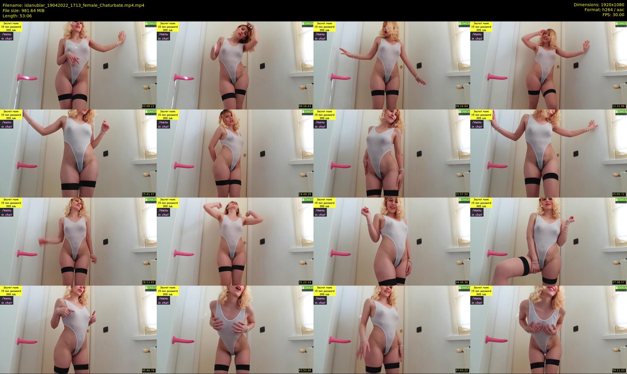 islanublar — 54 minute Chaturbate female cam show recording, 1080p, Apr 19, 2022