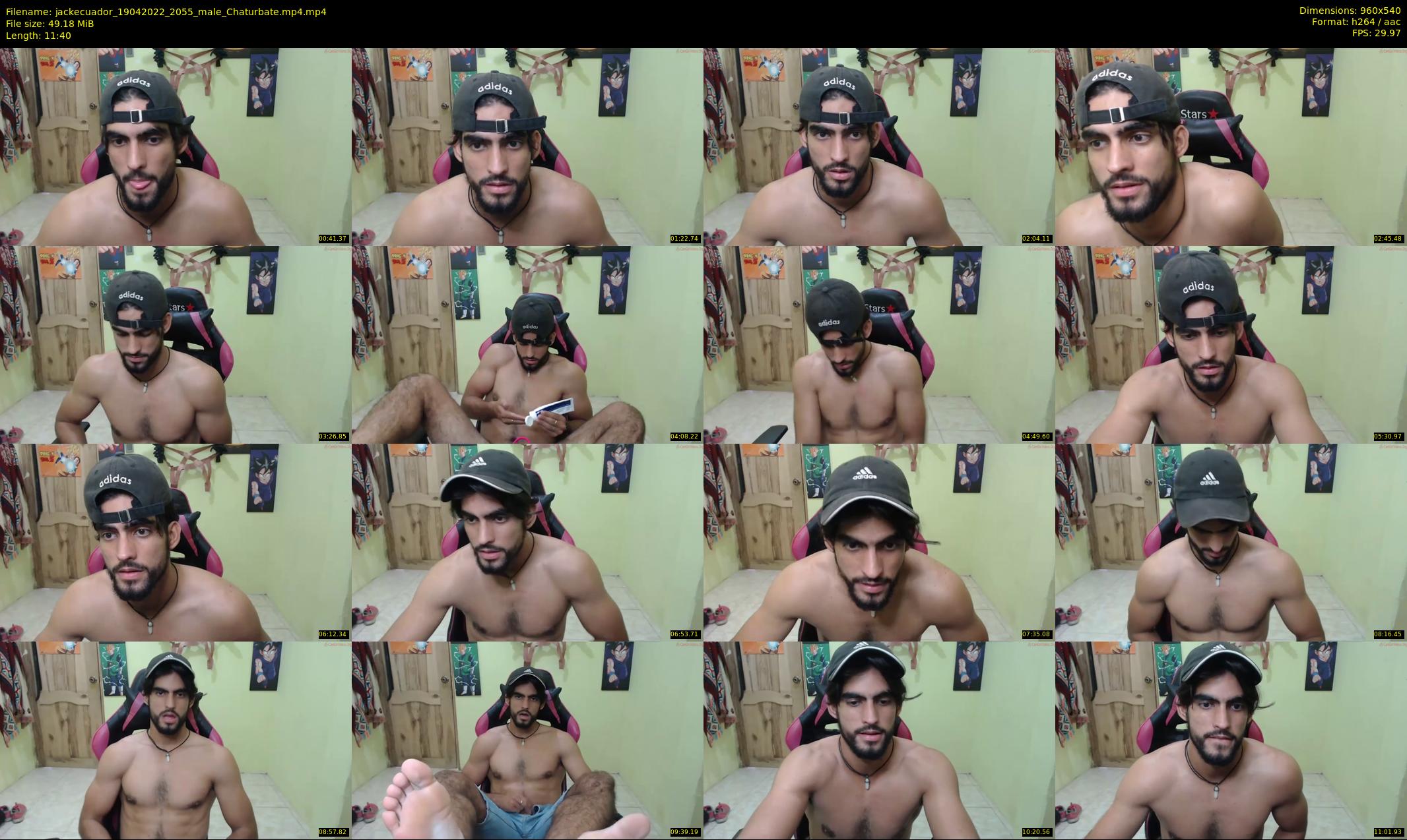jackecuador — 12 minute Chaturbate male cam show recording, 480p, Apr 19, 2022