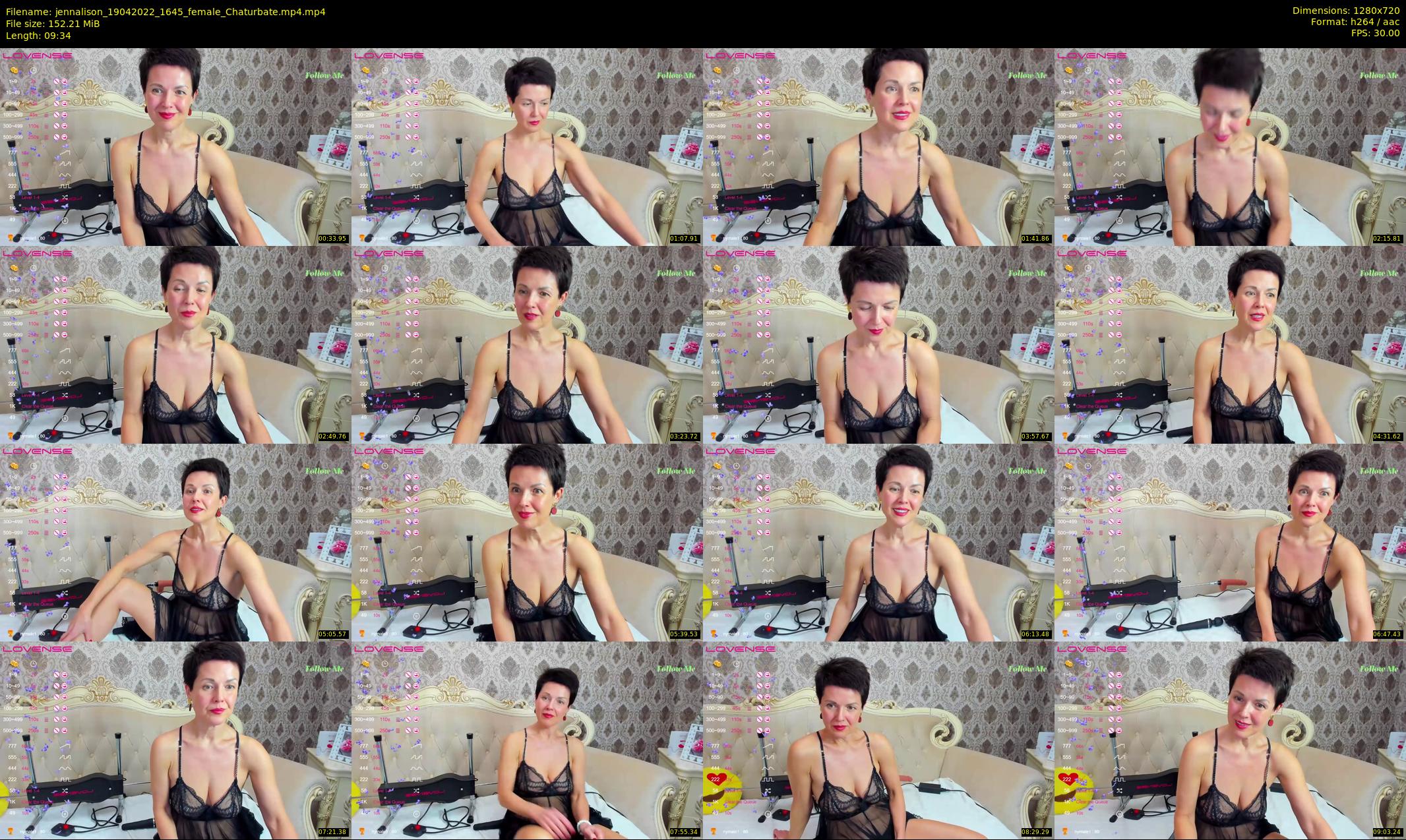 jennalison — 10 minute Chaturbate female cam show recording, 720p, Apr 19, 2022