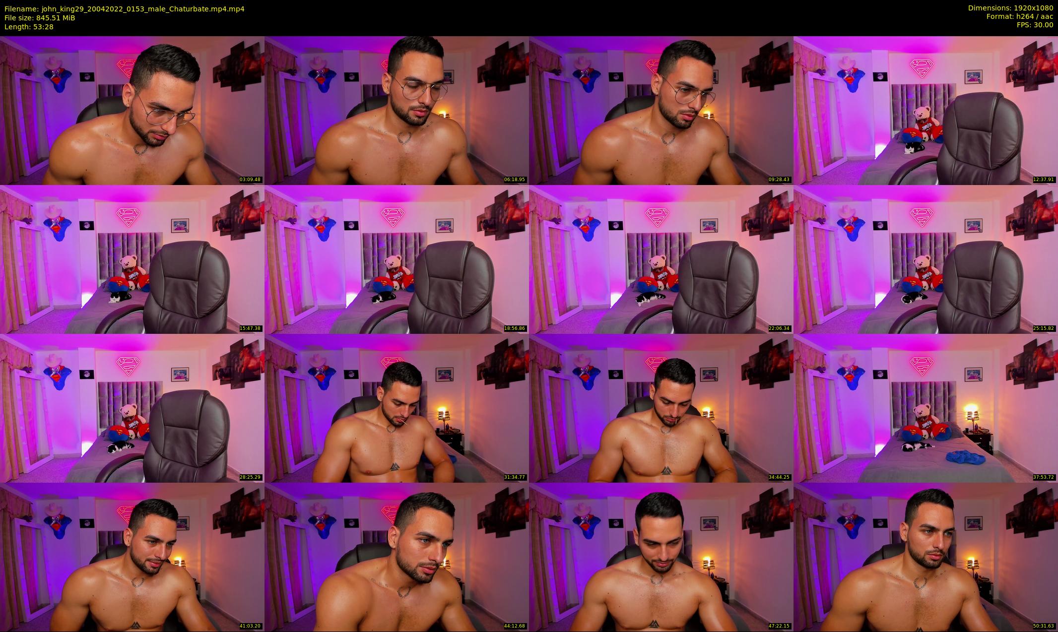 john_king29 — 54 minute Chaturbate male cam show recording, 1080p, Apr 20, 2022
