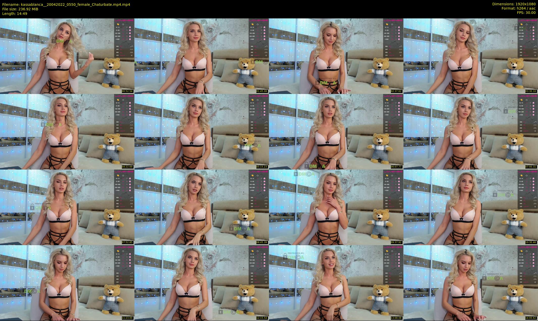 kassablanca_ — 15 minute Chaturbate female cam show recording, 1080p, Apr 20, 2022