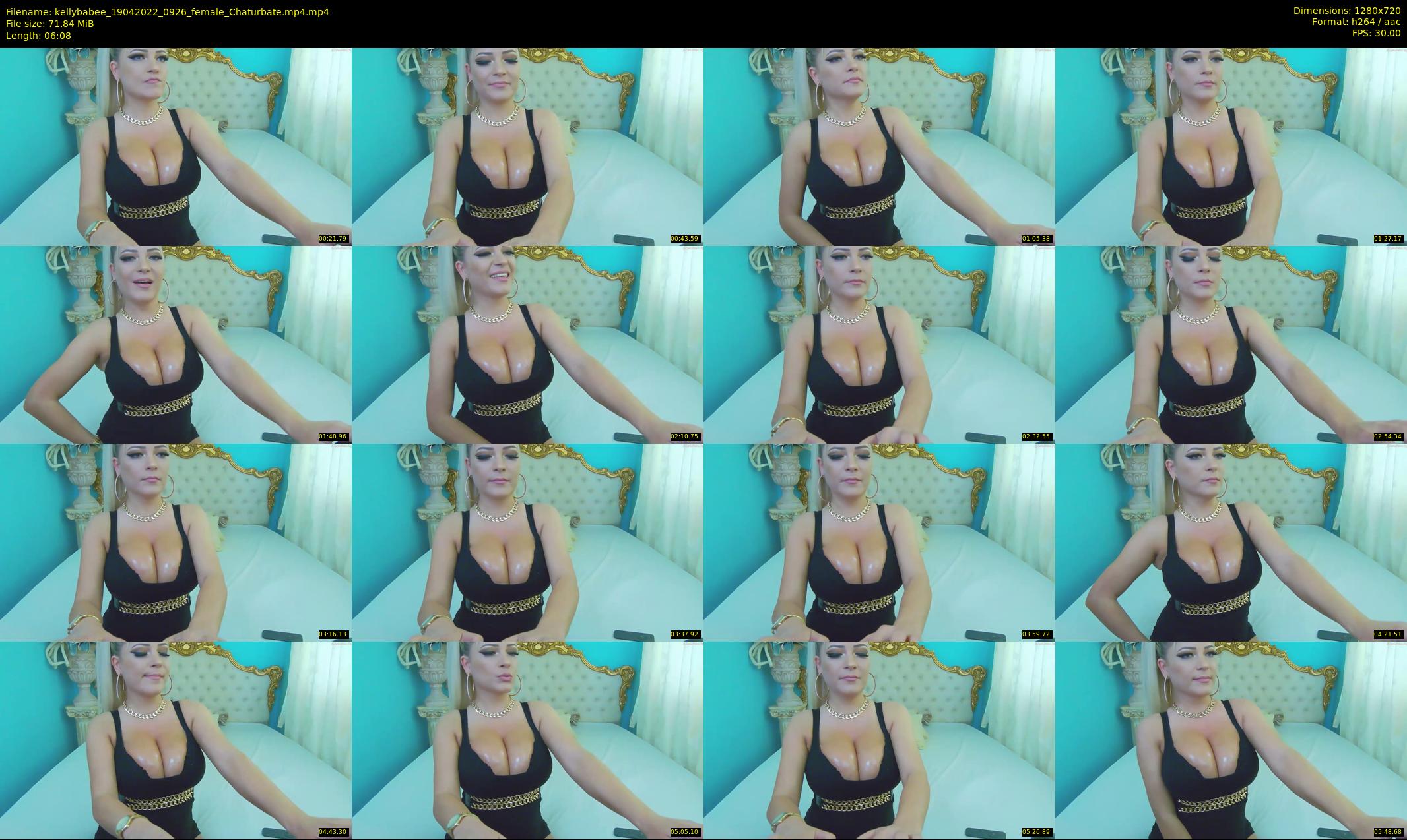 kellybabee — 7 minute Chaturbate female cam show recording, 720p, Apr 19, 2022