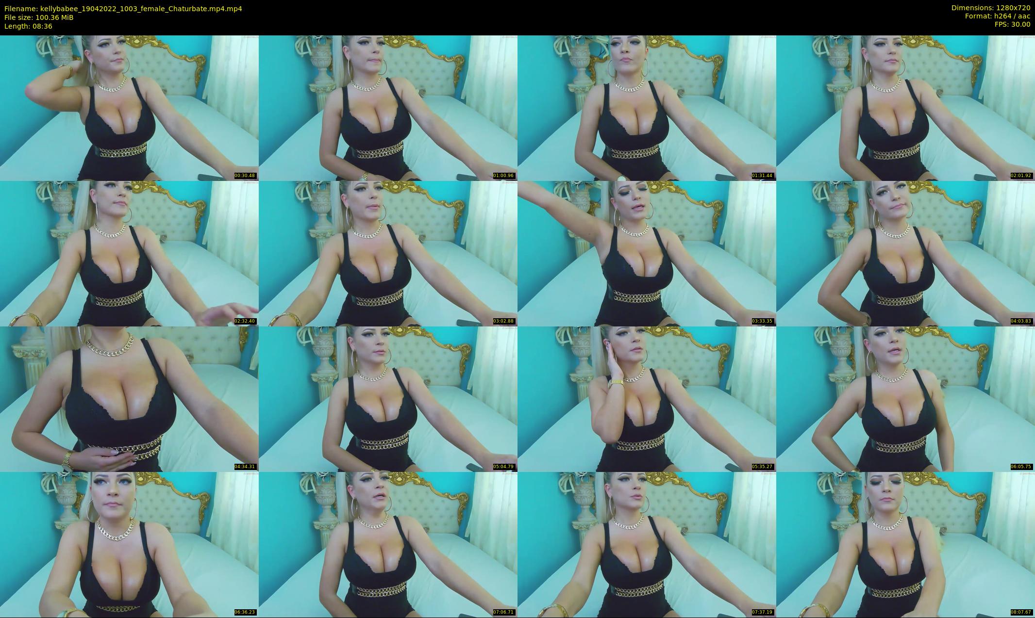 kellybabee — 9 minute Chaturbate female cam show recording, 720p, Apr 19, 2022