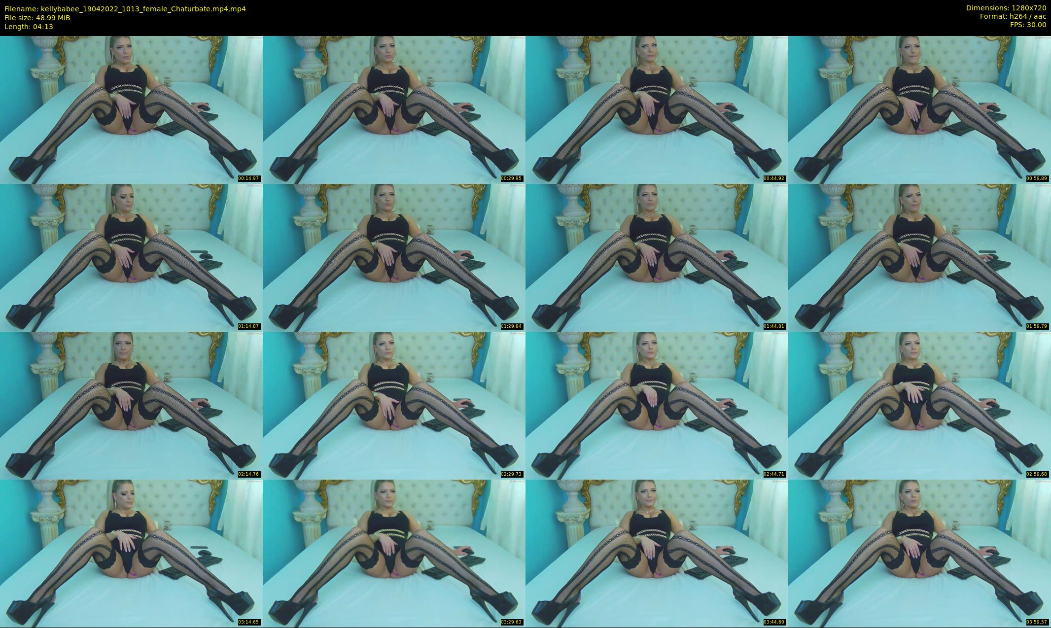 kellybabee — 5 minute Chaturbate female cam show recording, 720p, Apr 19, 2022
