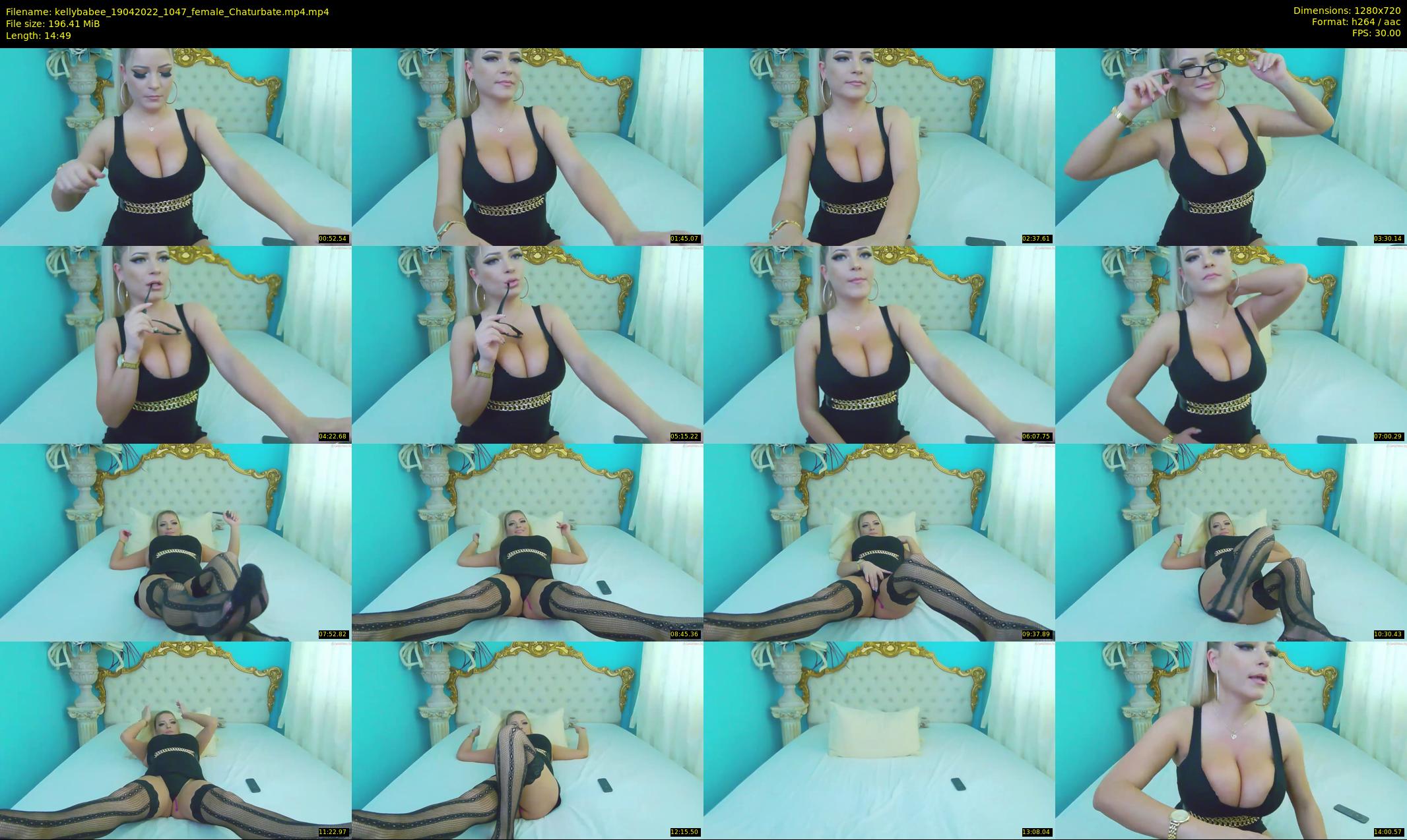 kellybabee — 15 minute Chaturbate female cam show recording, 720p, Apr 19, 2022