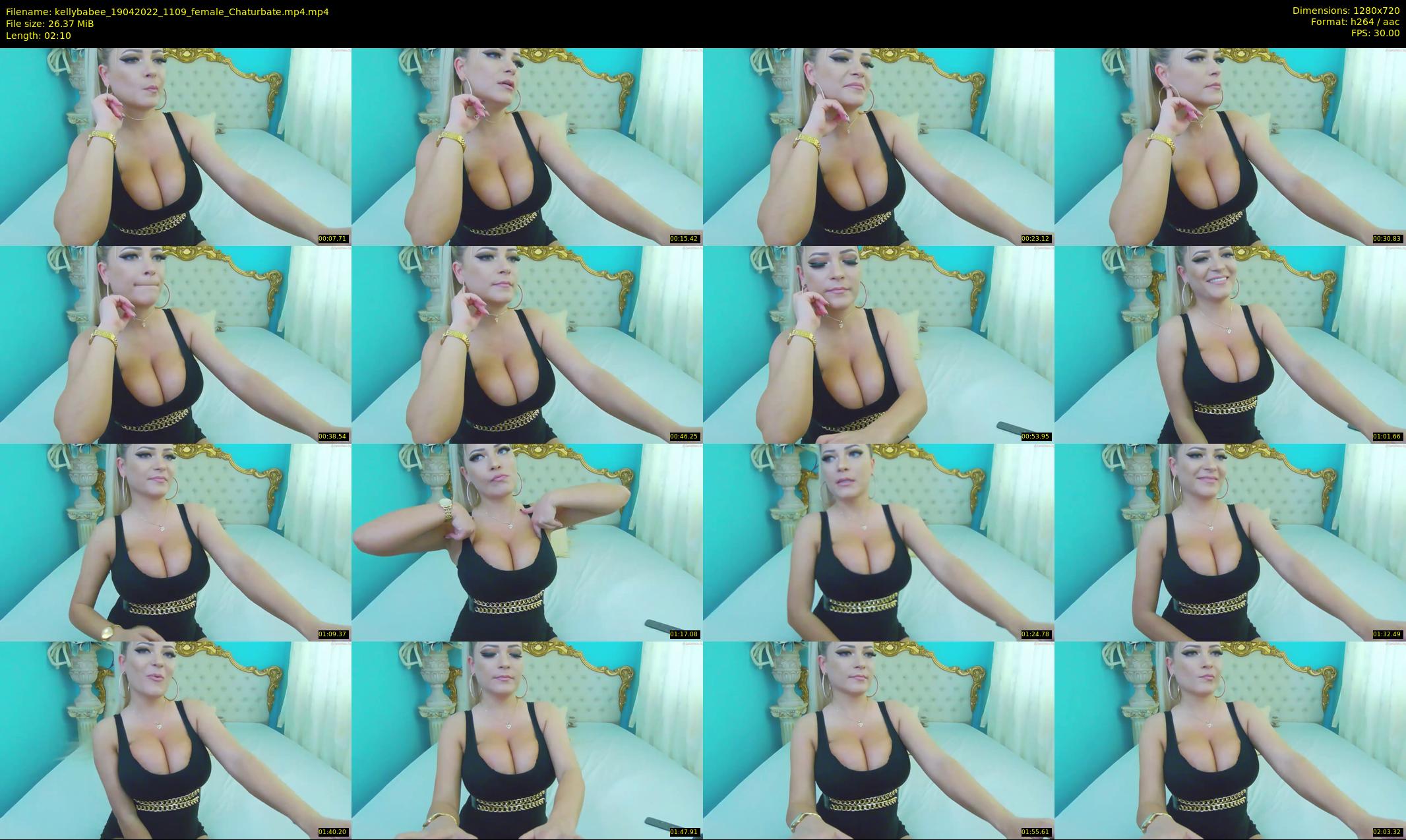 kellybabee — 3 minute Chaturbate female cam show recording, 720p, Apr 19, 2022